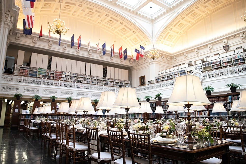 Romantic Summer Wedding at Daughters of the American Revolution in Washington, D.C.