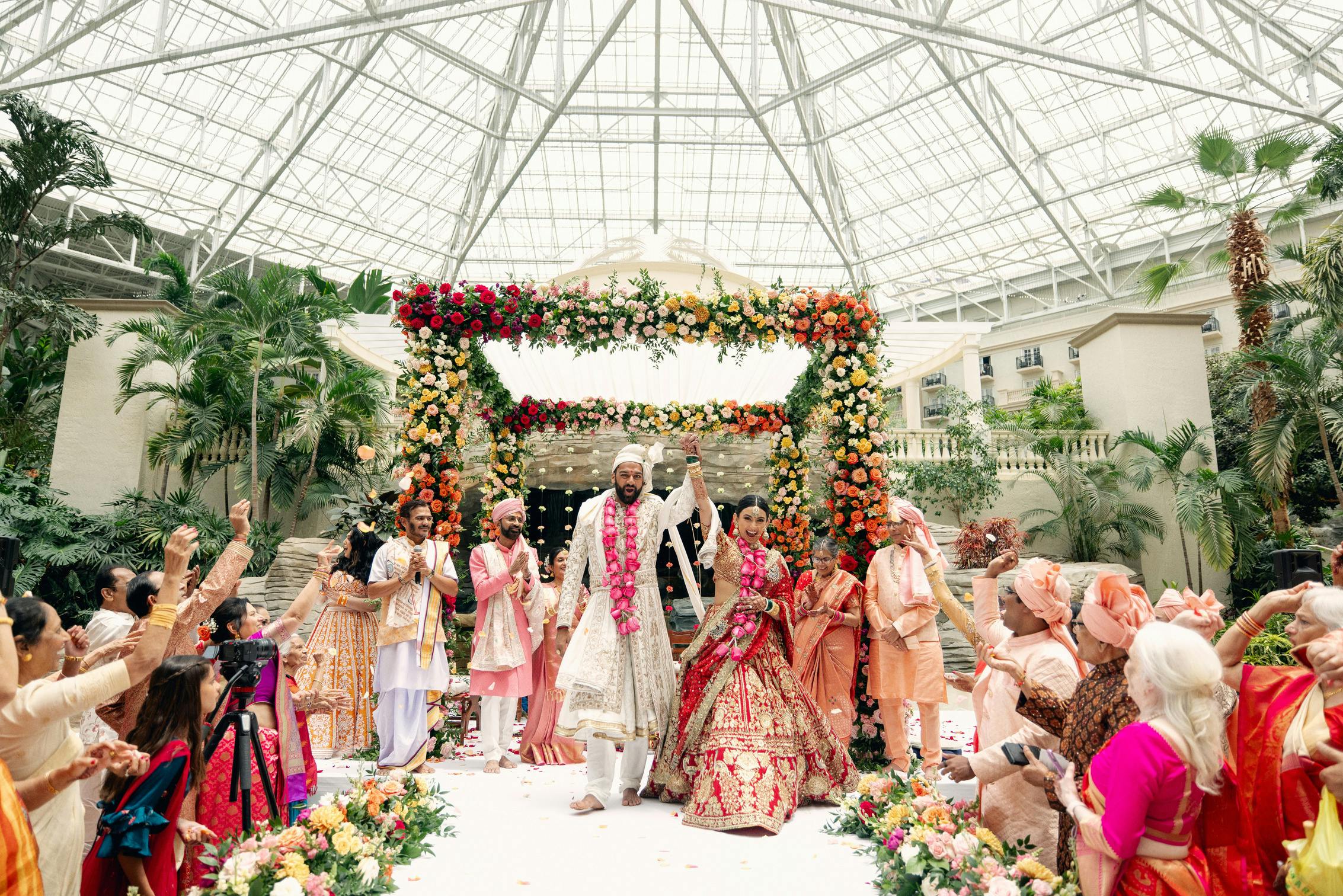 Glamorous & Colorful Indian Wedding at Gaylord Palms in Orlando, FL