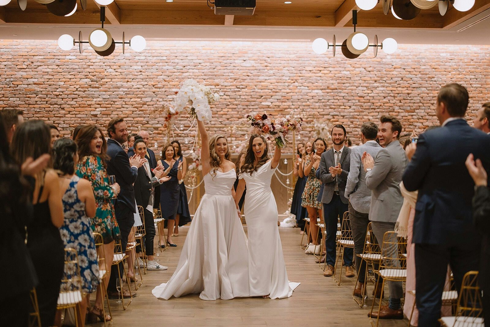 Same sex wedding in the Windsor Ballroom at The Maven at Dairy Block