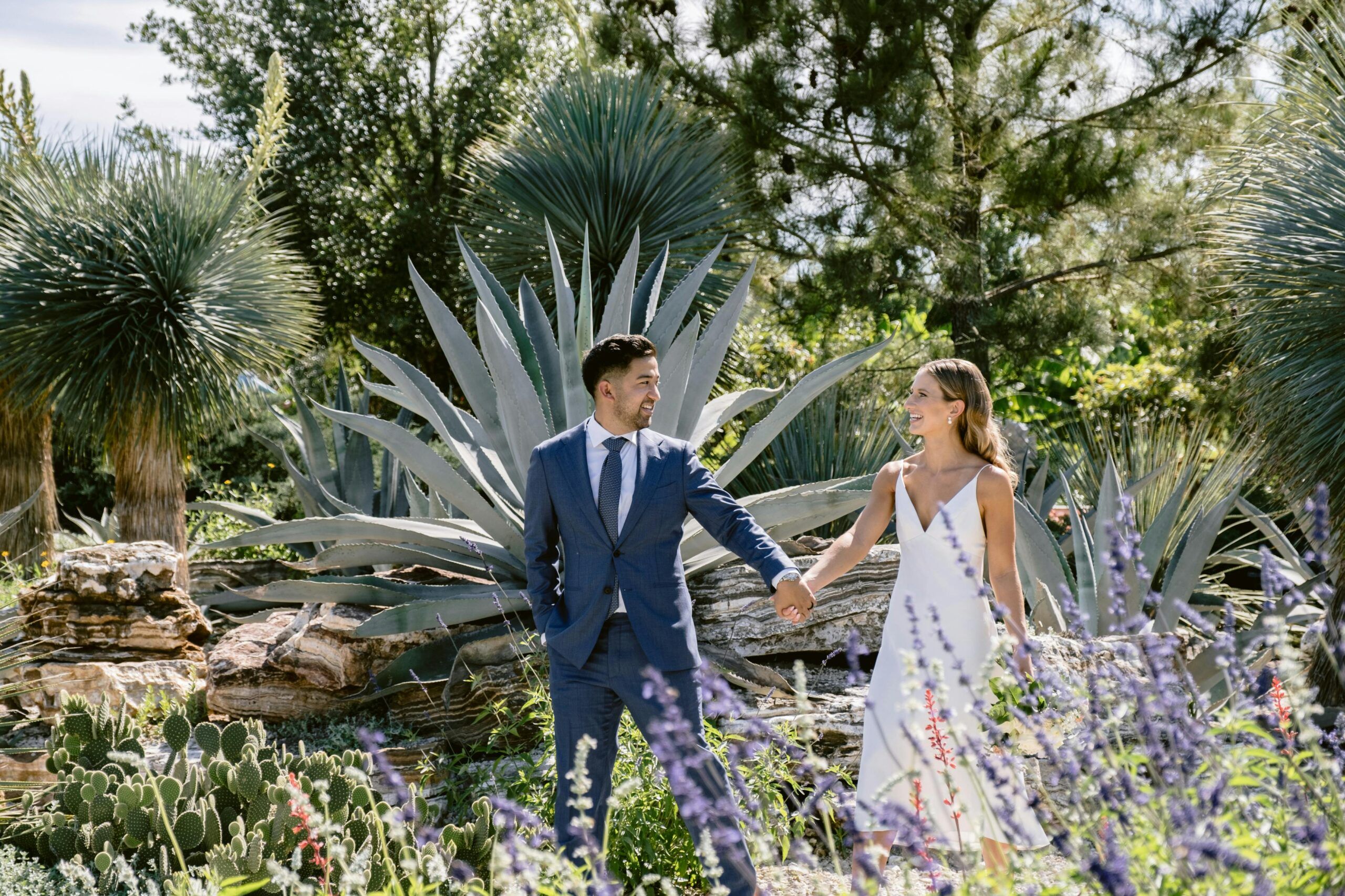 Classy Cactus Wedding at the Houston Botanic Garden in Houston, TX