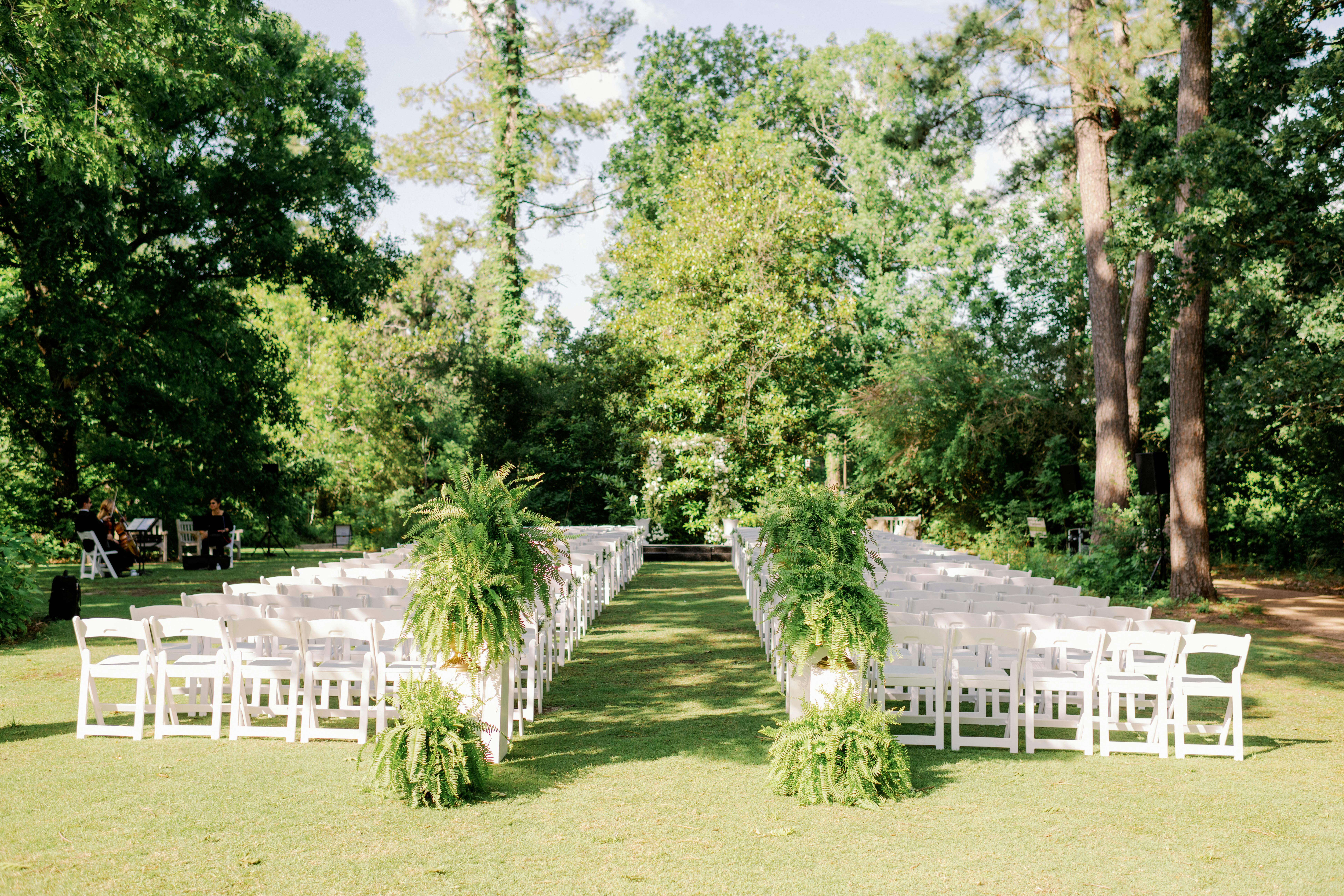 Clear Tent and Lighting - Outdoor Wedding