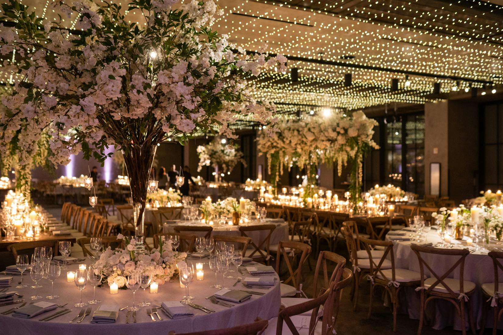 Enchanted Twilight Garden-Inspired Wedding at 1 Hotel Brooklyn Bridge in New York, NY