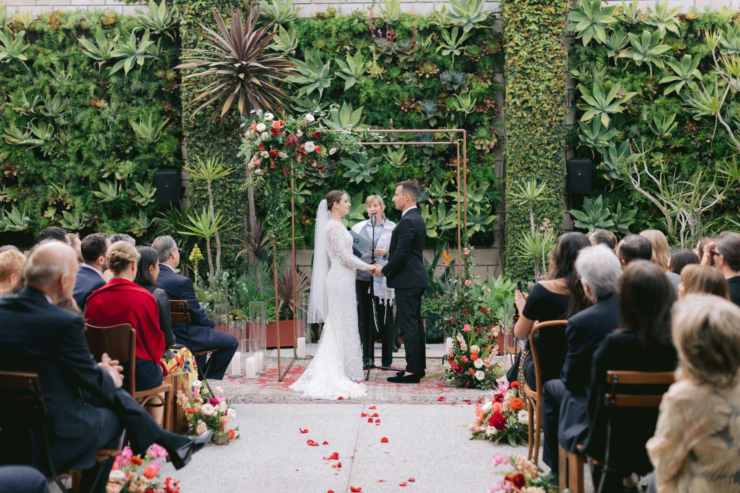 Rustic Floral Wedding at SmogShoppe in Los Angeles, CA
