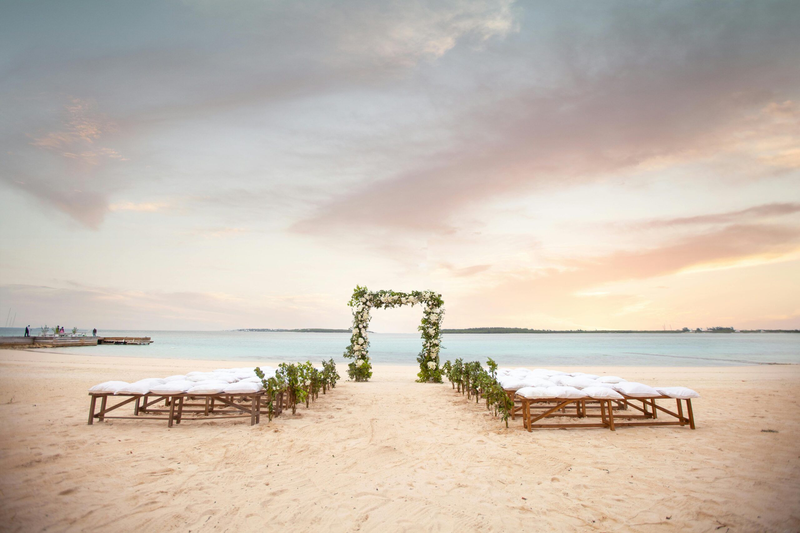 Tropical Island Wedding at The Other Side in Harbour Island, Bahamas
