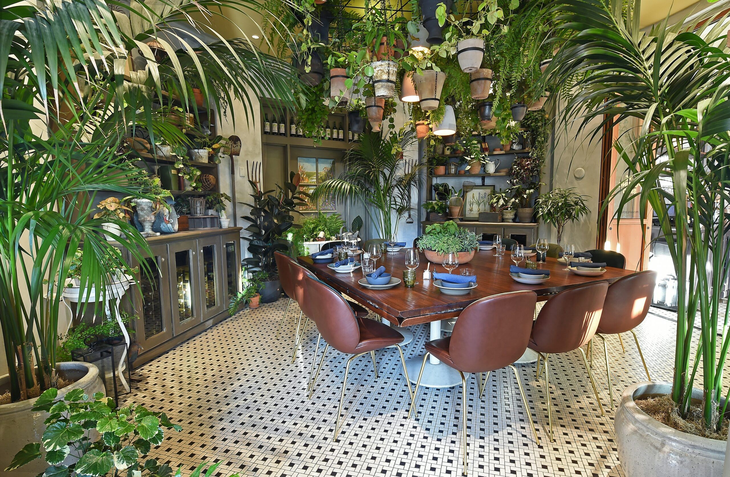 Potting Shed at Fig at Fairmont Miramar Hotel & Bungalows, a favorite birthday dinner location.