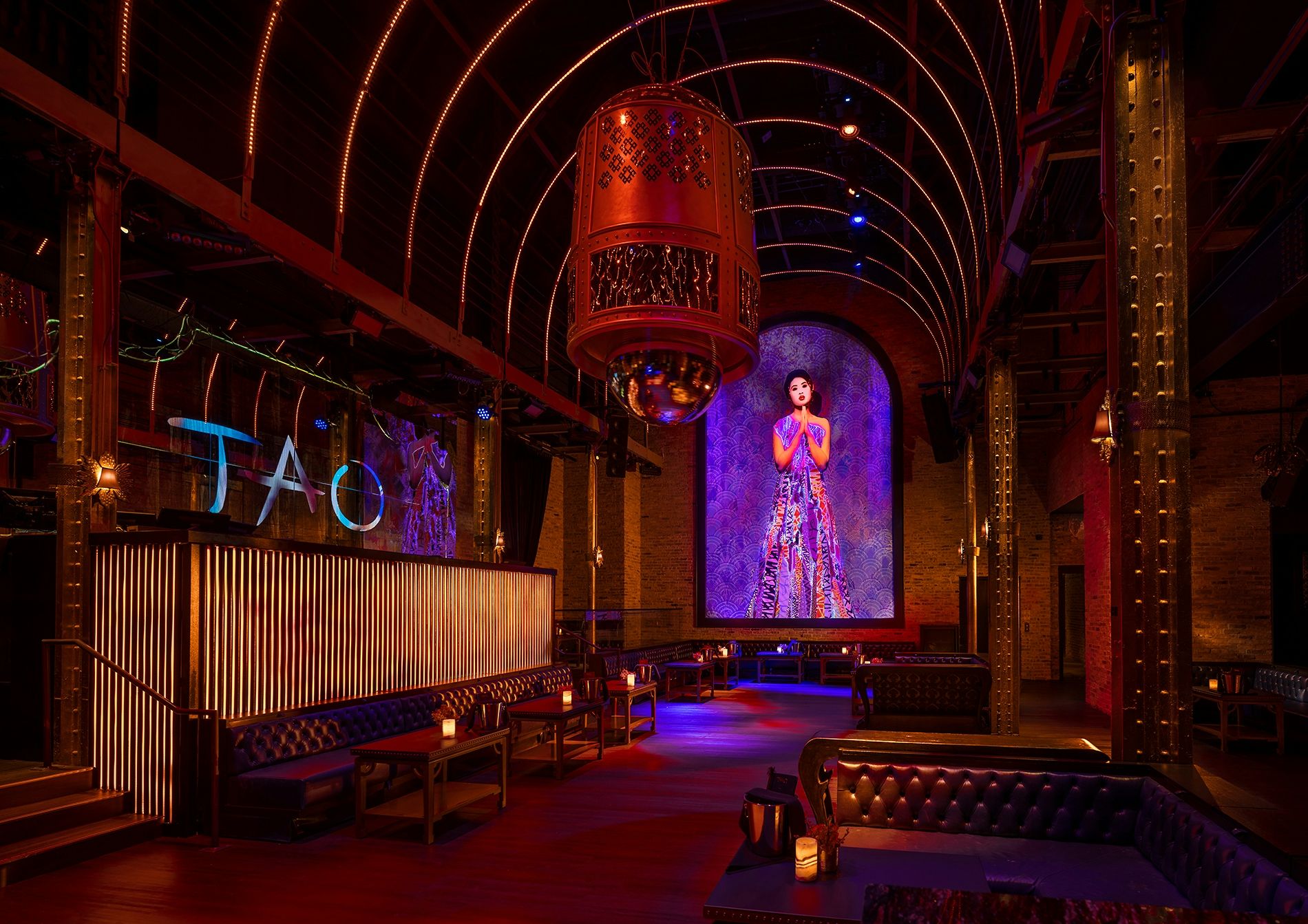 Chandelier Room at TAO Chicago for corporate event