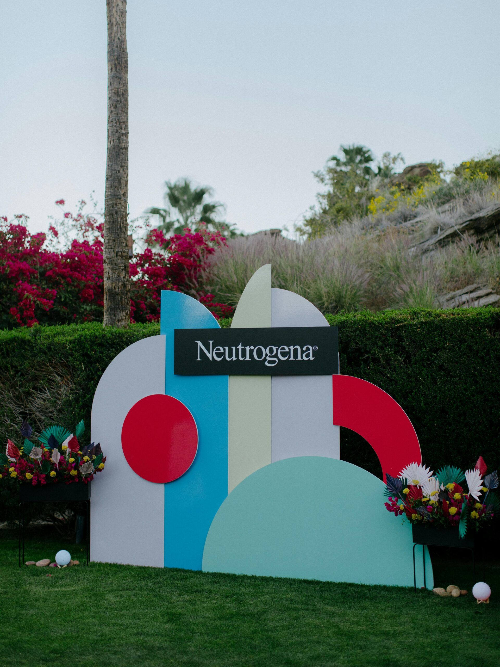Bright and Boho Neutrogena Pop Up at Coachella in Palm Springs, California