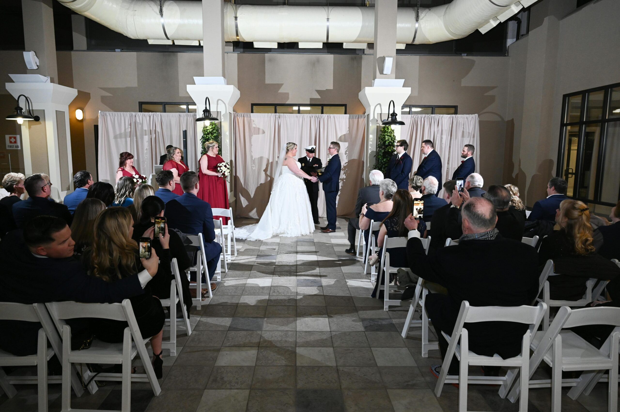 Lovely Winter Wedding at The Tiffany Ballroom in Norwood, Massachusetts