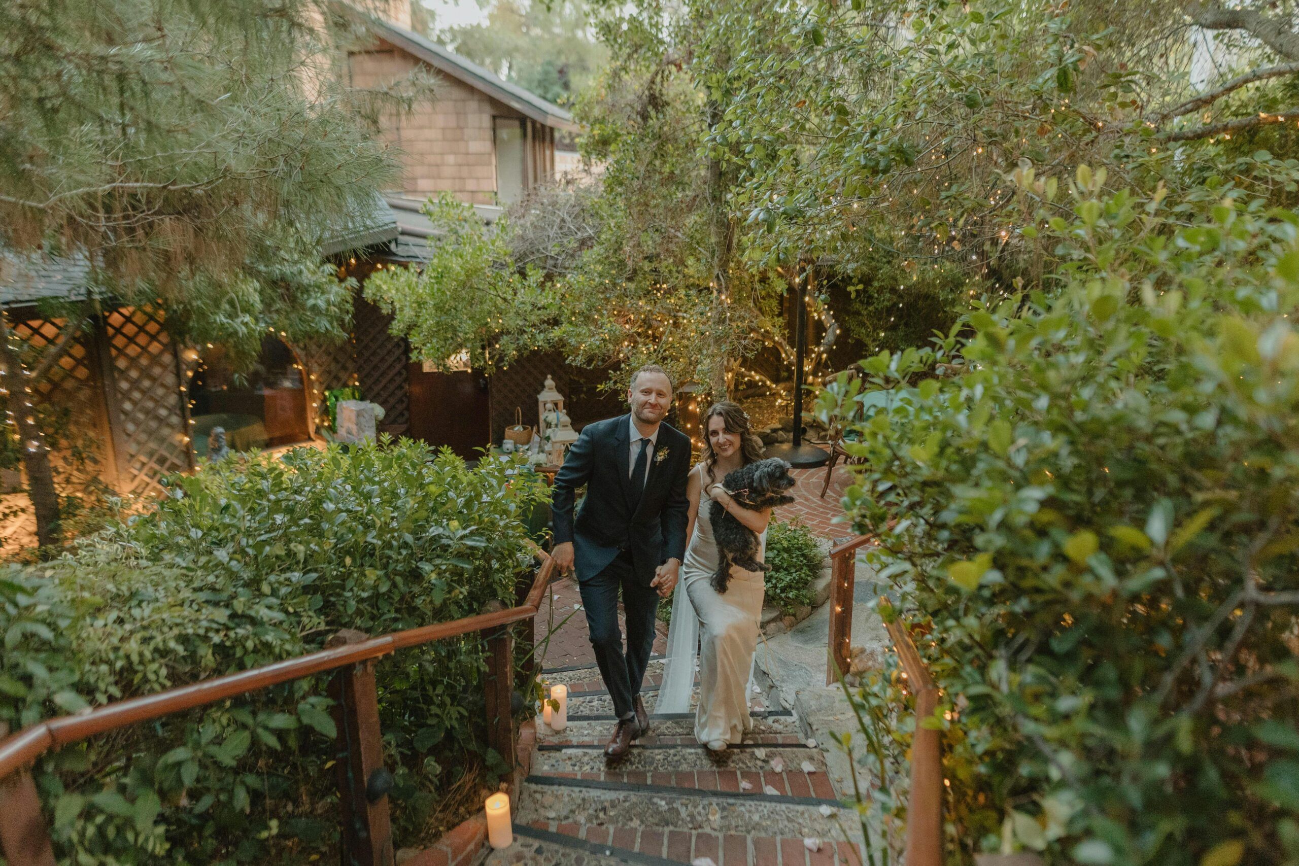 This Enchanting Wedding at Inn of the Seventh Ray was a Glowing Showcase of Love