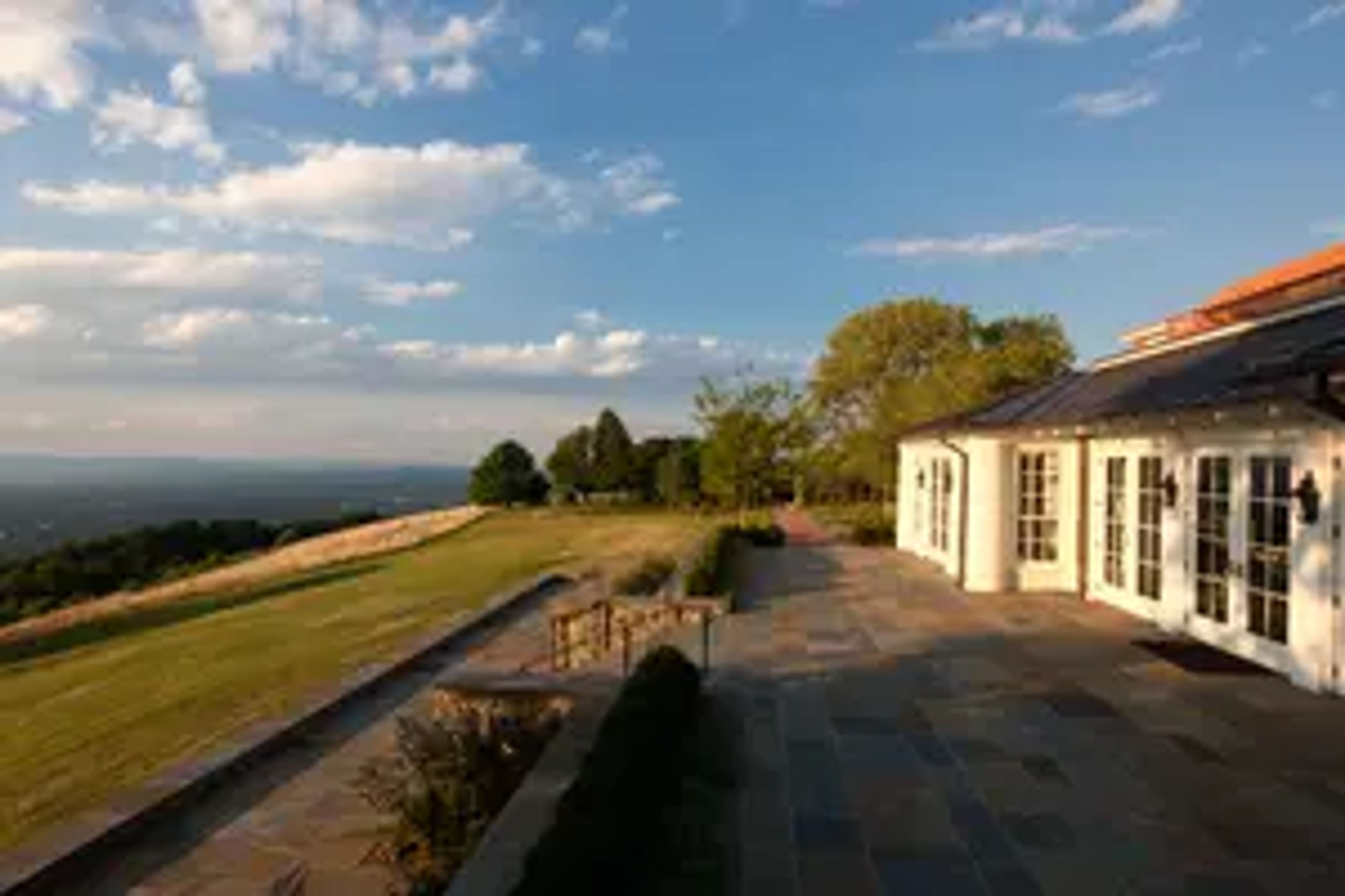 Terrace, an event space at Montalto, Overlooking Monticello