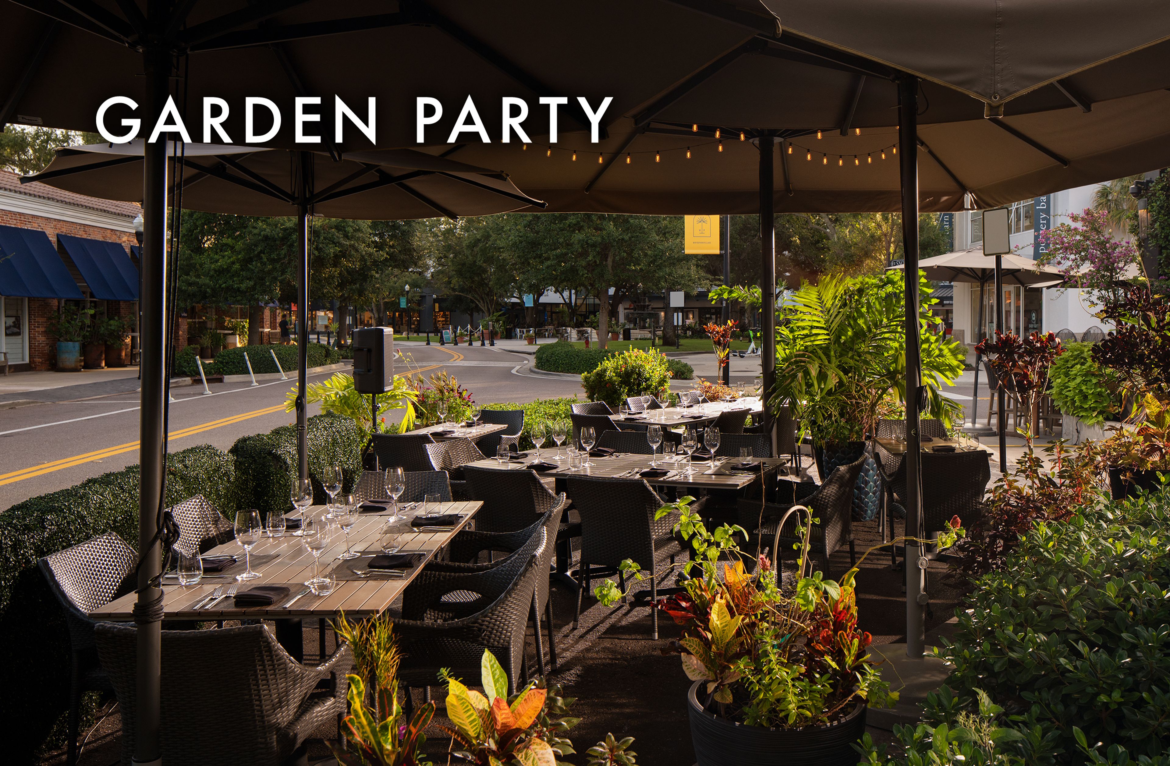 Garden Party, an event space at Meat Market Tampa