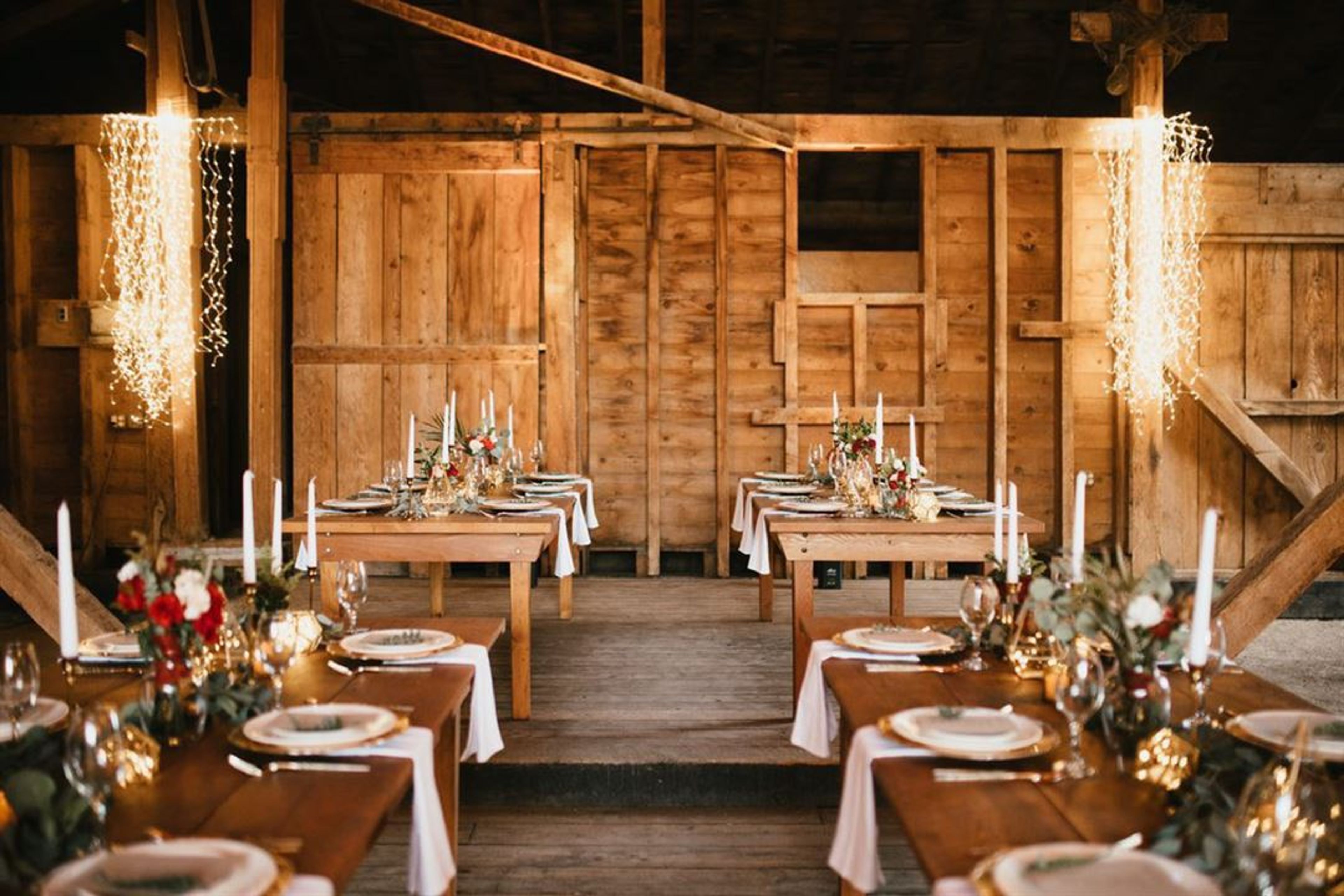 Barn, an event space at Jacobs Berry Farm