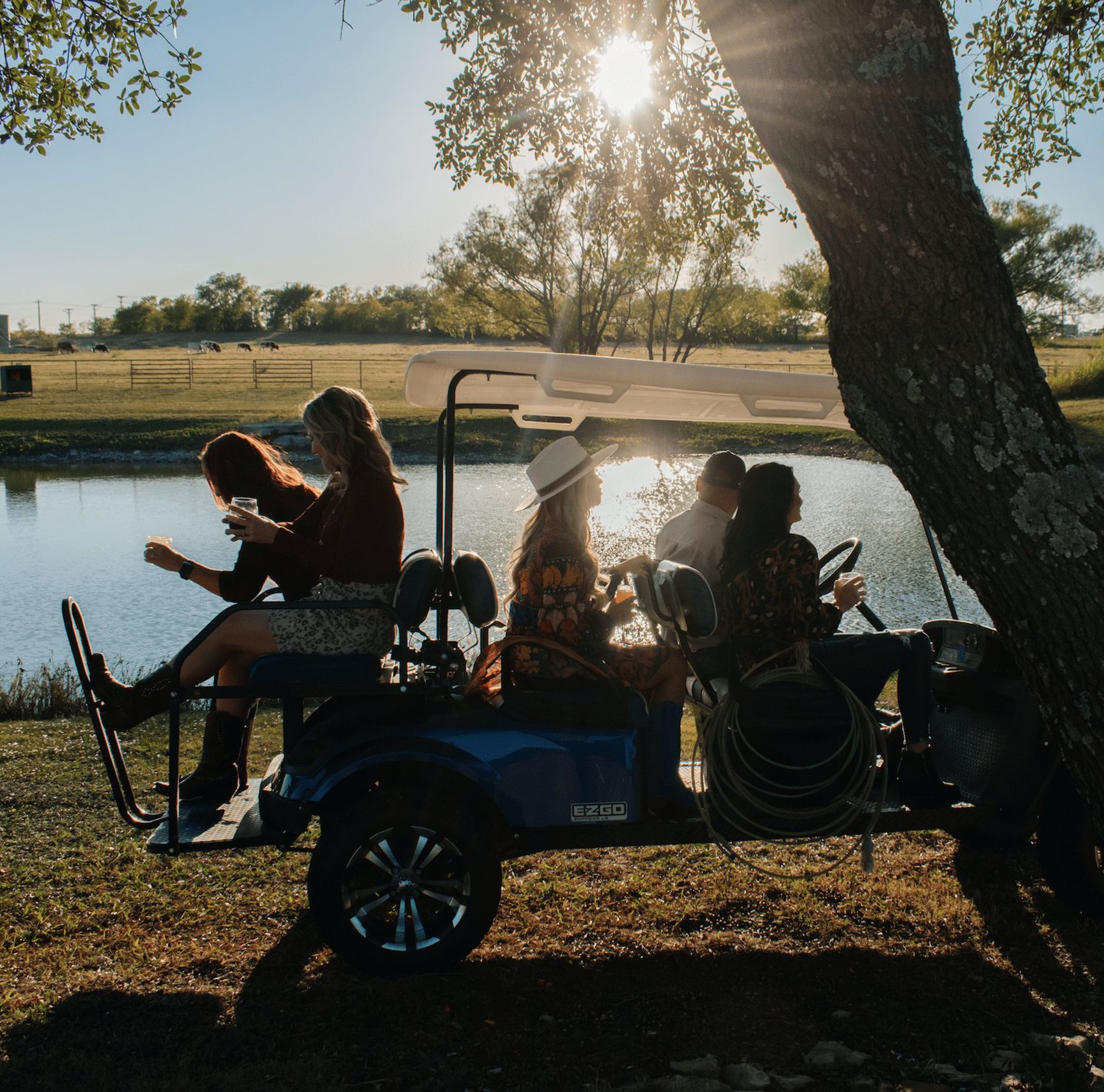 Pavilion, an event space at Lucky Spur Ranch Retreat