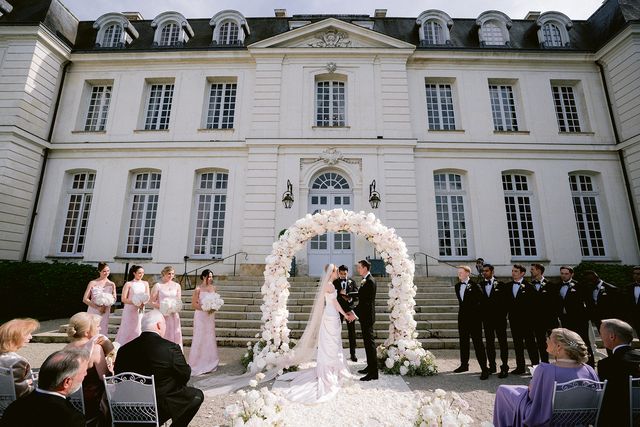 Featured photo from Step Into This Romantic Wedding at Château du Grand-Lucé with a Rose-Lined Aisle and Candlelit Terrace