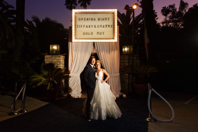 Featured photo from See This Vintage Cinema–Themed Wedding in Los Angeles Featuring Golden Hour Portraits and All-White Attire