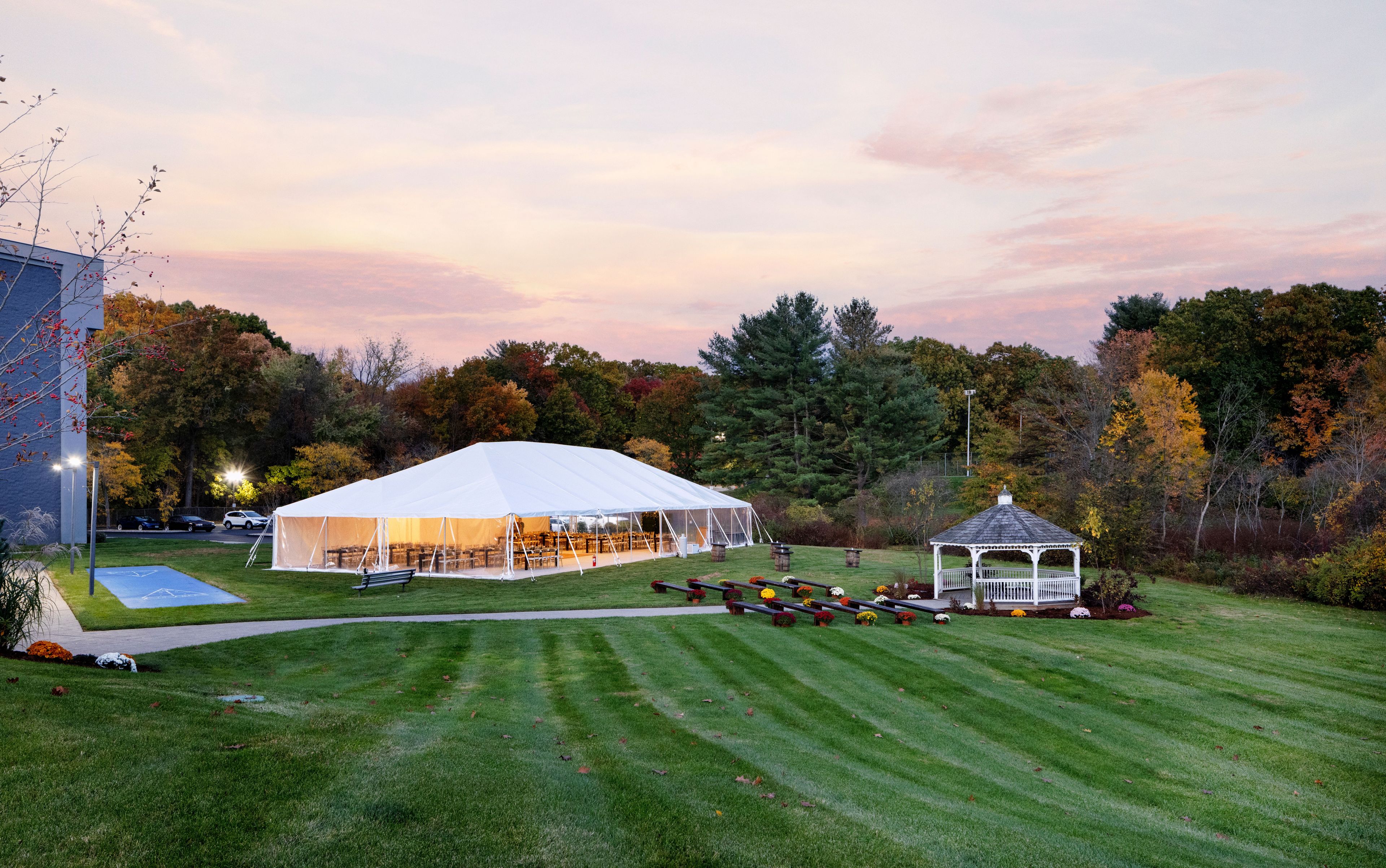 Meadowview Pavillion, an event space at The Fairfield Inn & Suites Springfield-Enfield