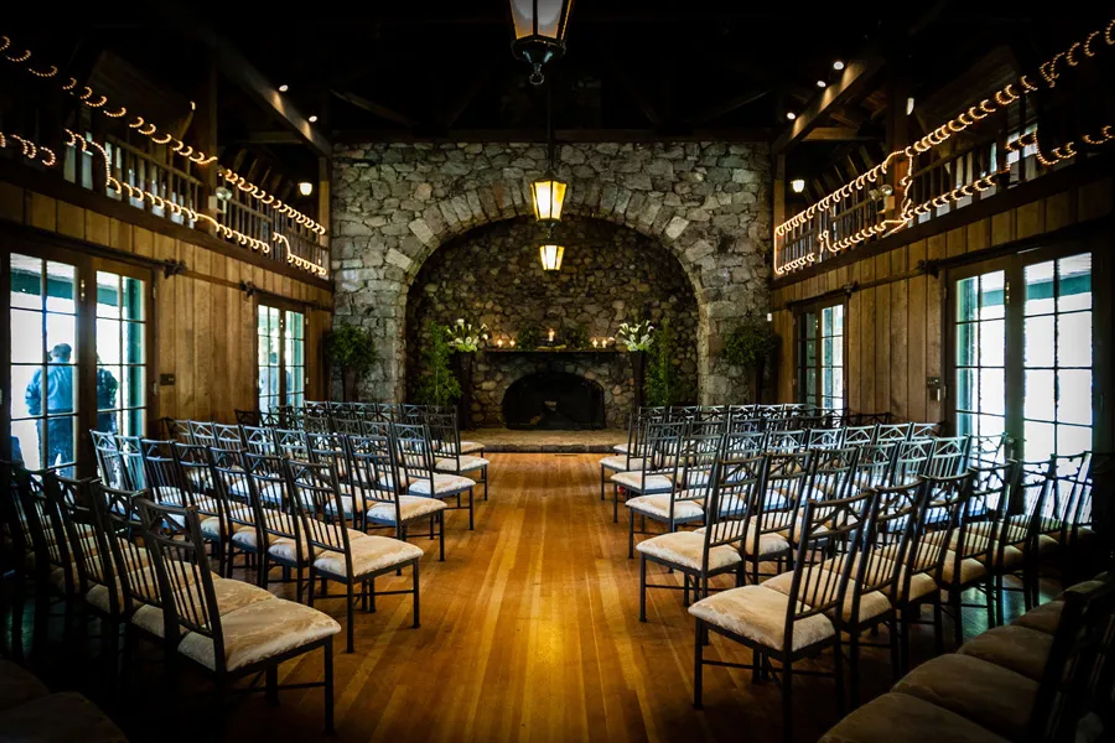 The Grand Hall, an event space at Valhalla at Lake Tahoe