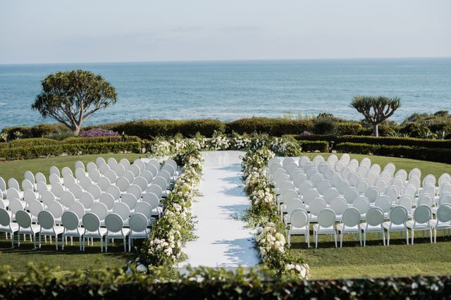 Featured photo from Step Into This Sophisticated Wedding at Montage Laguna Beach Featuring an All-White Garden Setting
