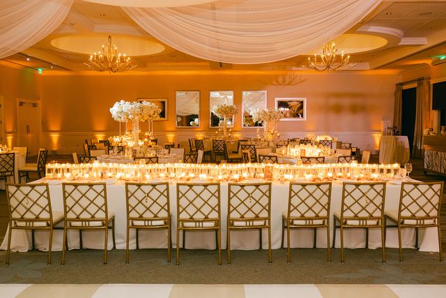 Featured photo from Discover This Glamorous Wedding with a Draped Ballroom and Glowing Candlelight at The Club at Ibis