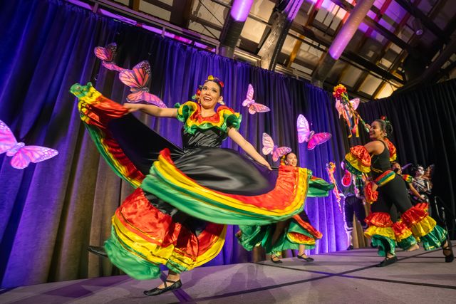 Featured photo from See This Lively Gala at The Depot Minneapolis Featuring Colorful Stage Performances and Festive Tablescapes