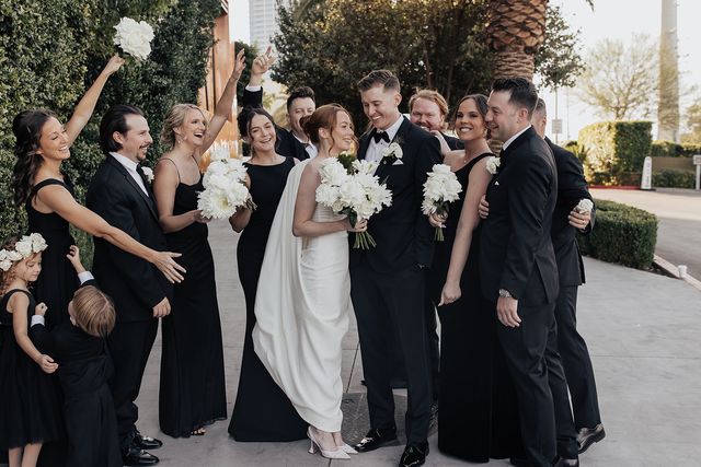 Featured photo from Modern Black & White Wedding in Vegas