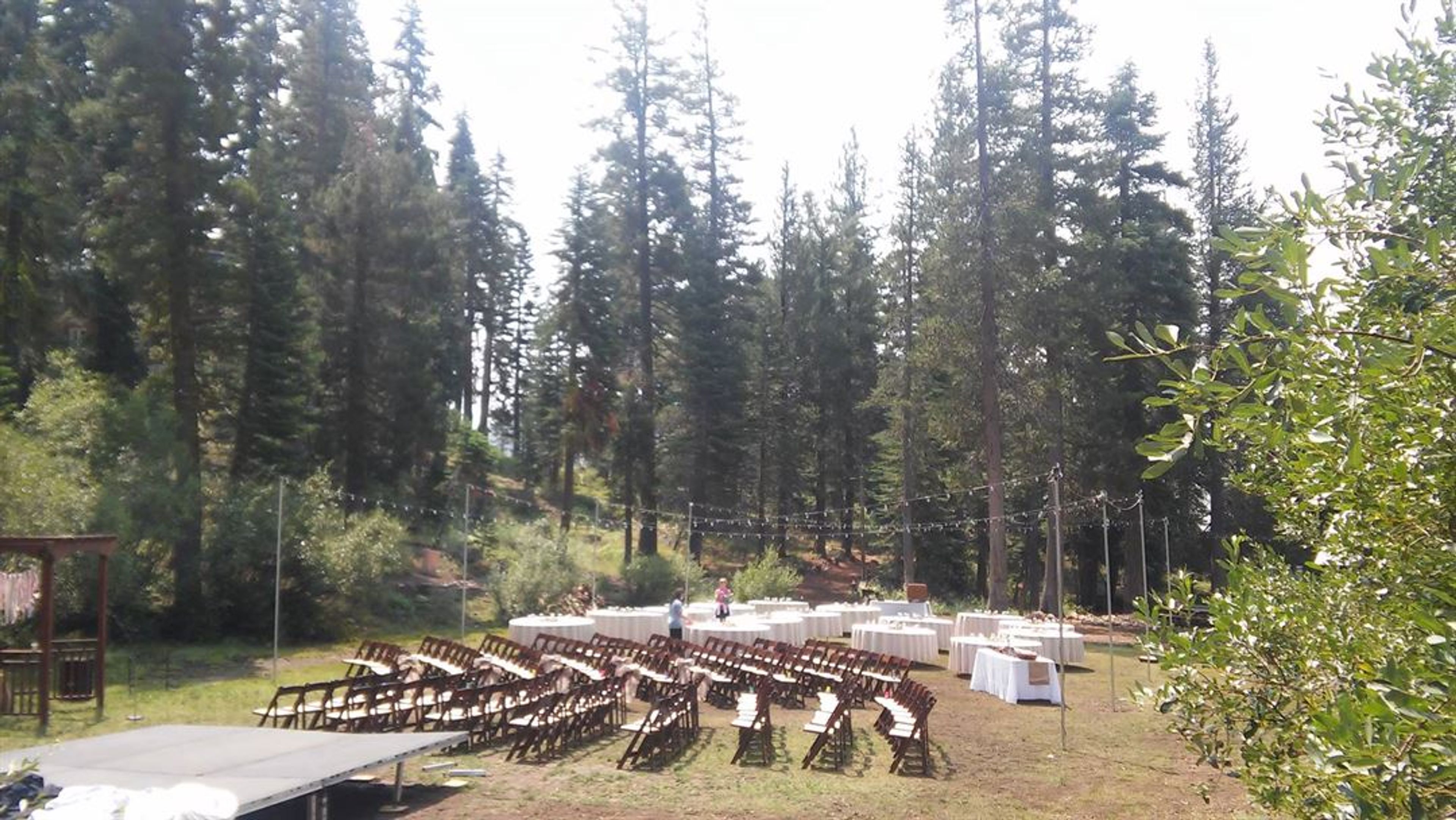 Lawn, an event space at Clair Tappaan Lodge