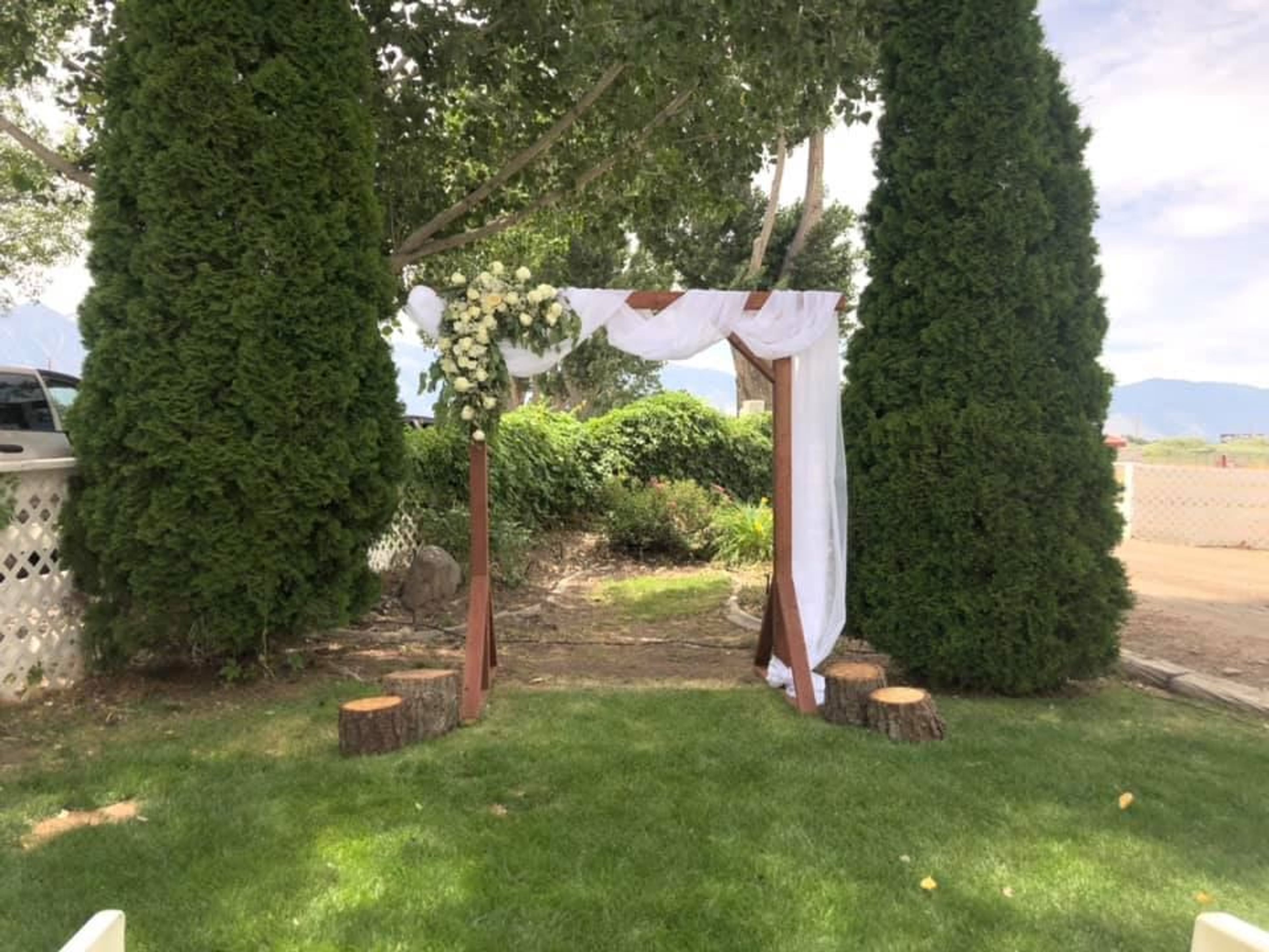 Outdoor Ceremony Area, an event space at Corley Ranch