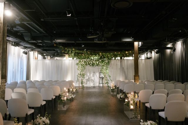 Featured photo from A Chicago Wedding Featuring a Lush Floral Ceremony Installation and Elegant Illuminated Table Design
