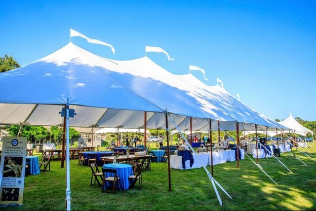 Featured photo from Explore This Summer Gala in Plymouth, MA with an Open-Air Tent and Garden Lawn Reception