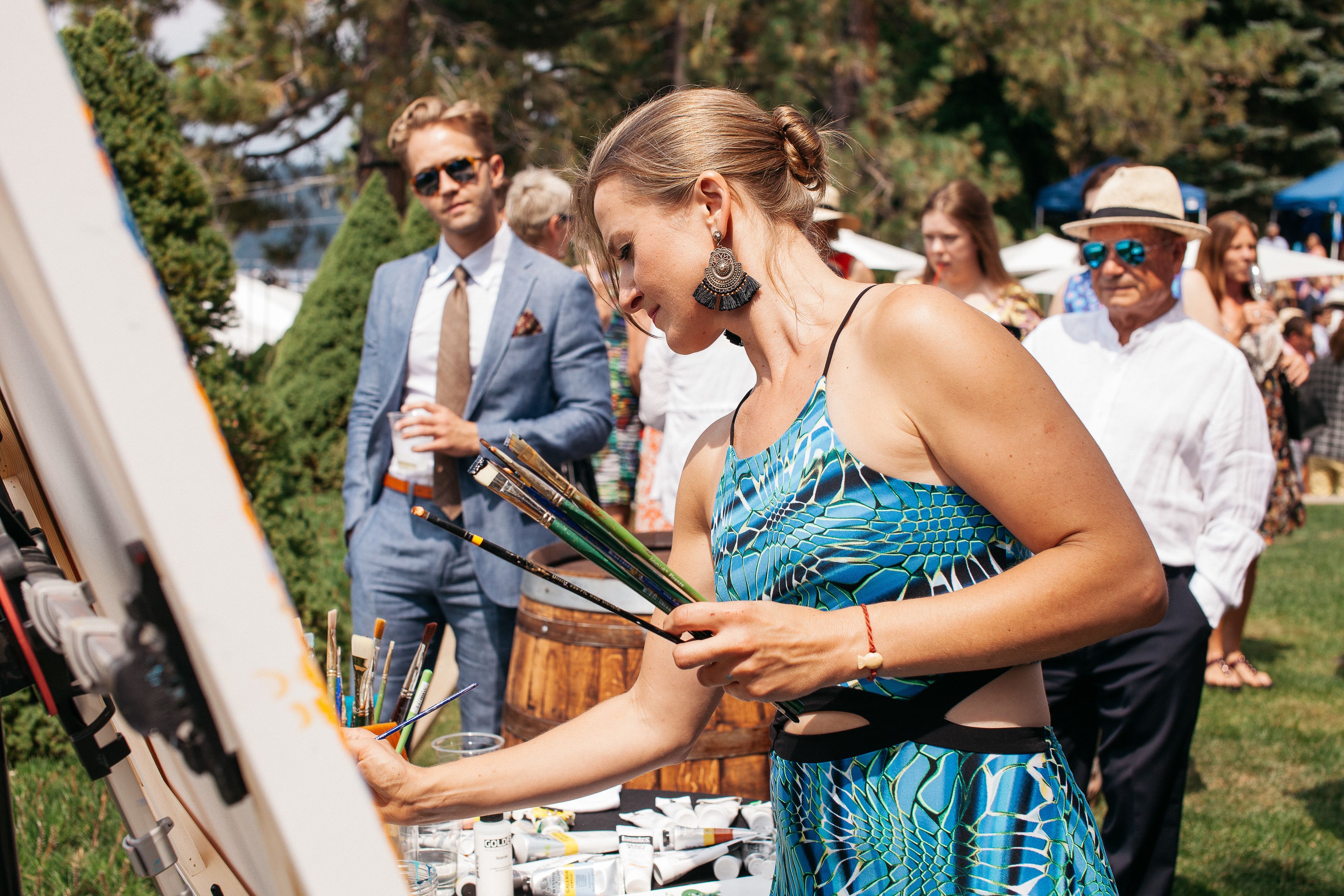 Cover photo of Talia Koval Live Painting