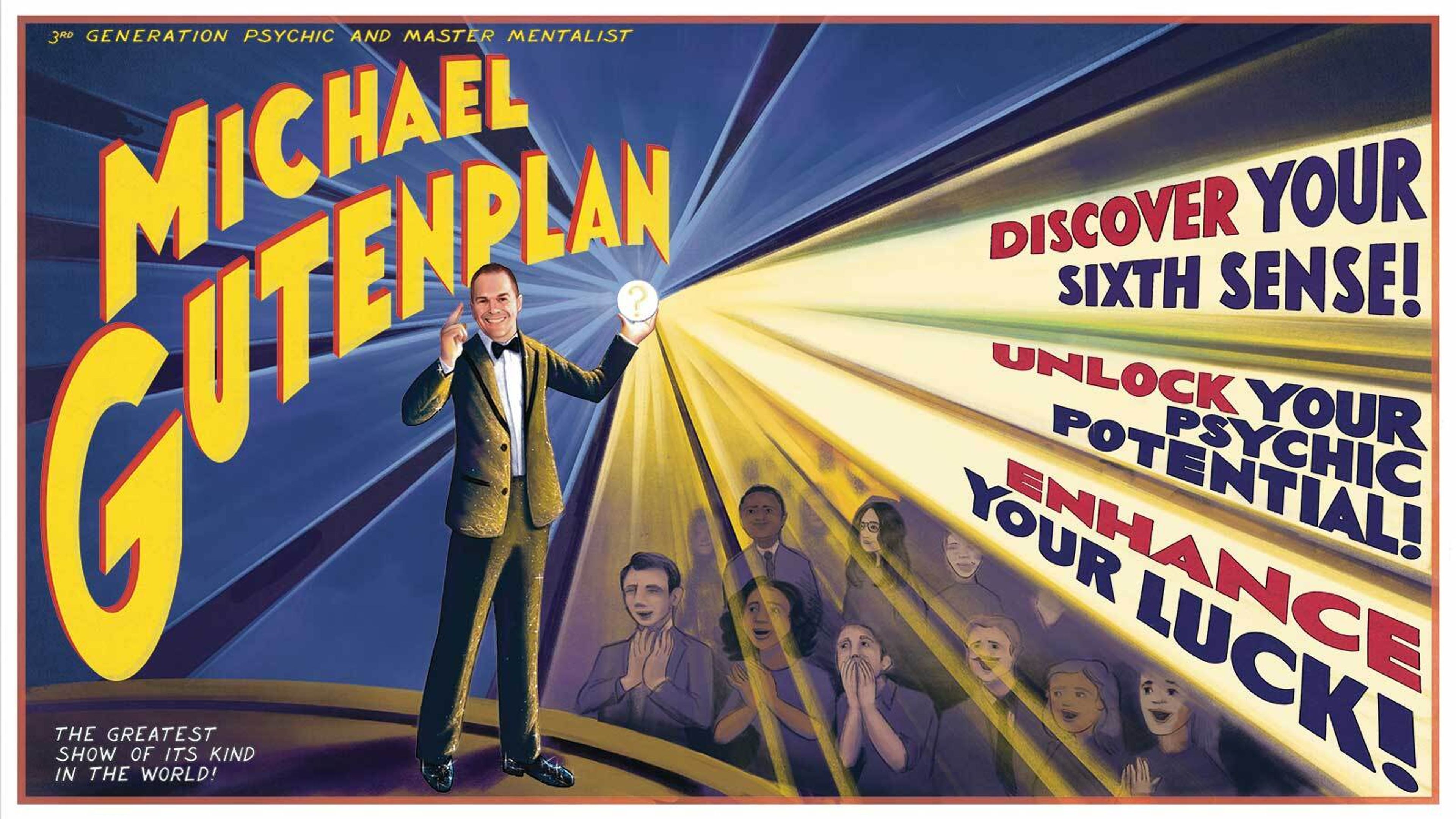 Cover photo of Master Mentalist Michael Gutenplan