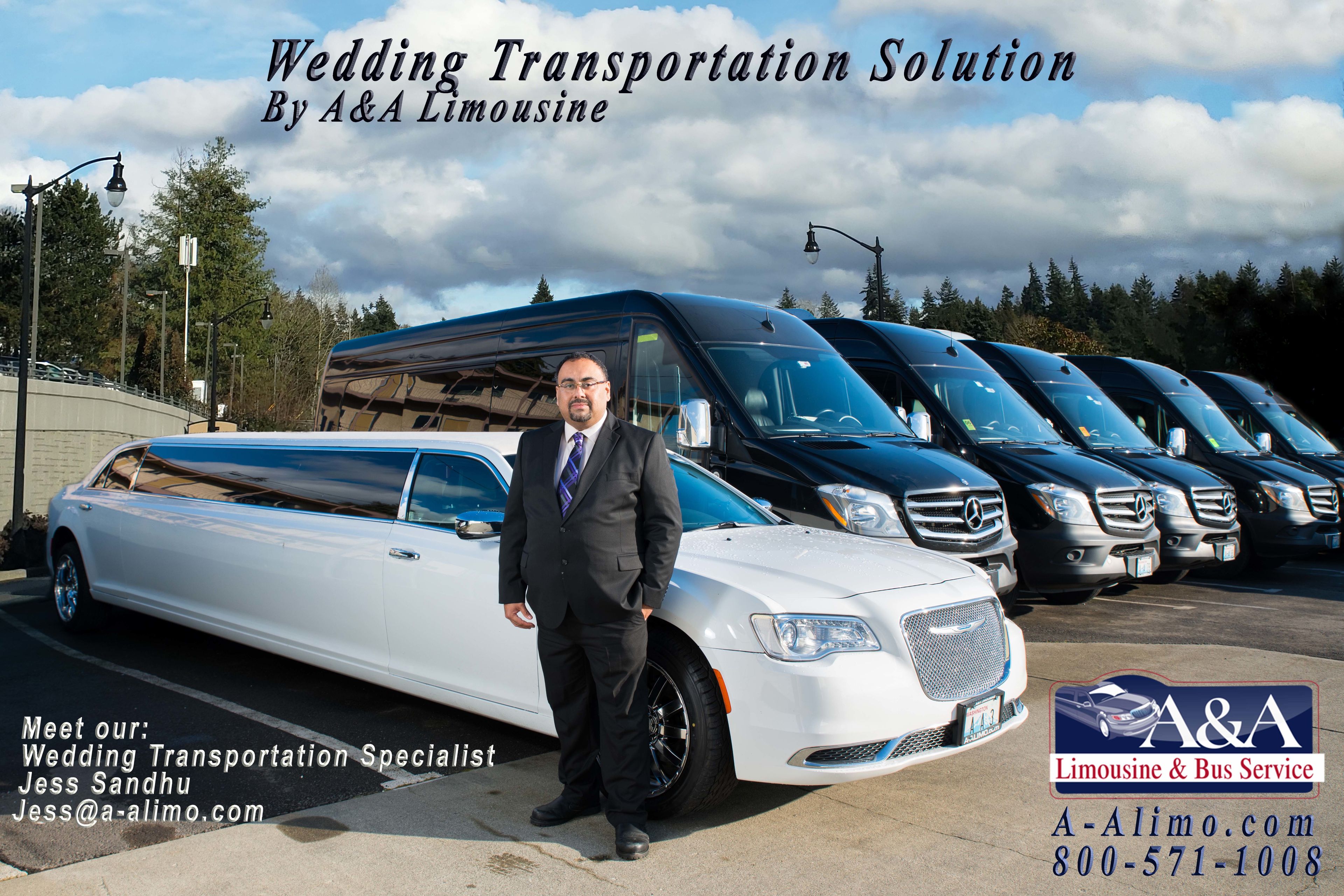Cover photo of A&A Limousine & Bus Service Seattle