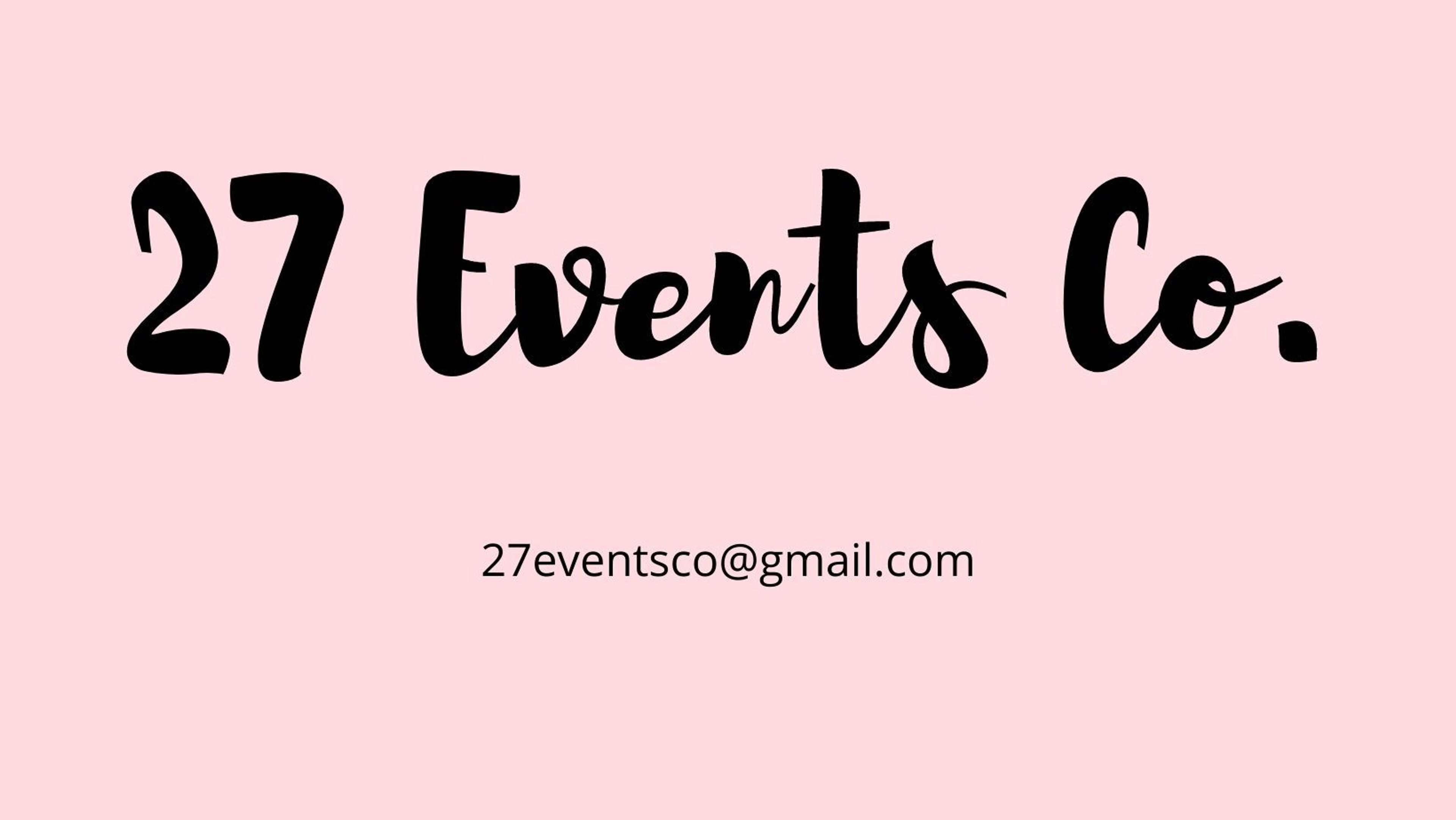 Cover photo of 27 Events Co.