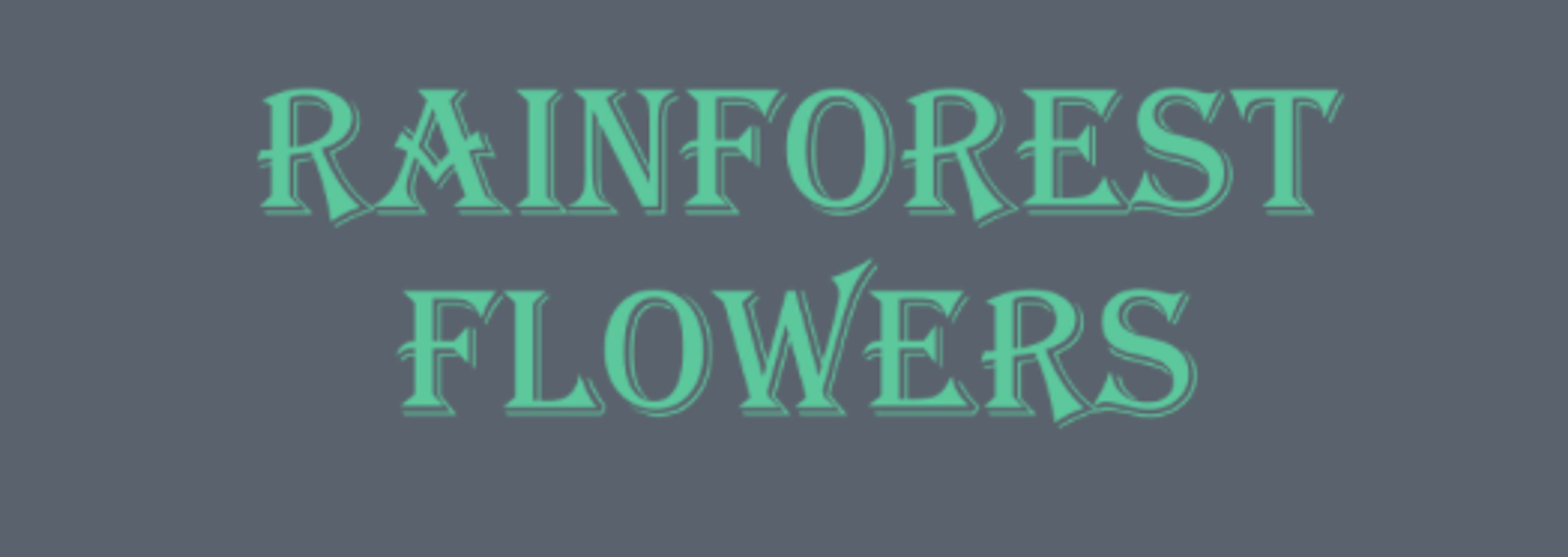 Cover photo of Rainforest Flowers