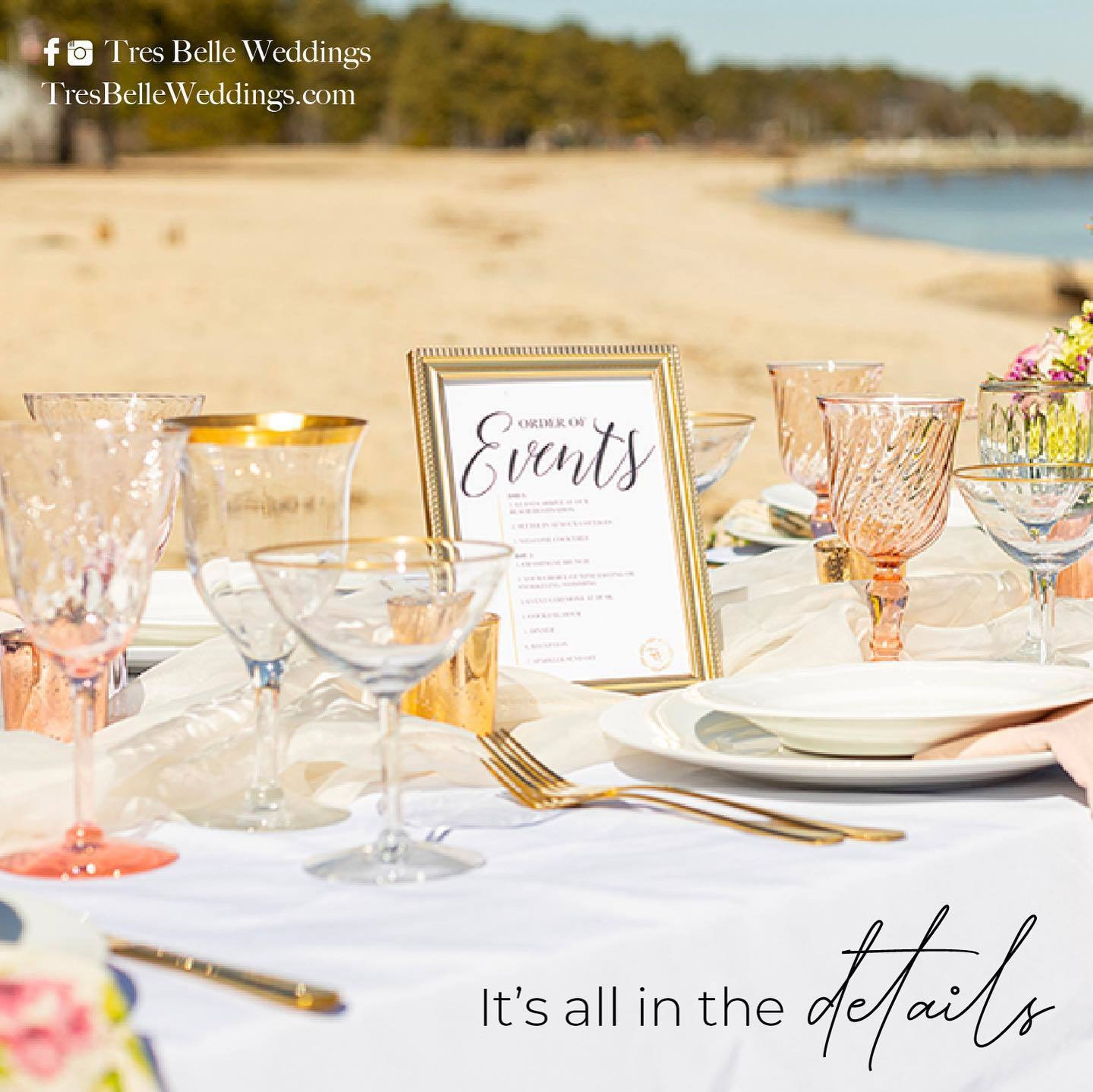 Cover photo of Tres Belle Weddings & Events