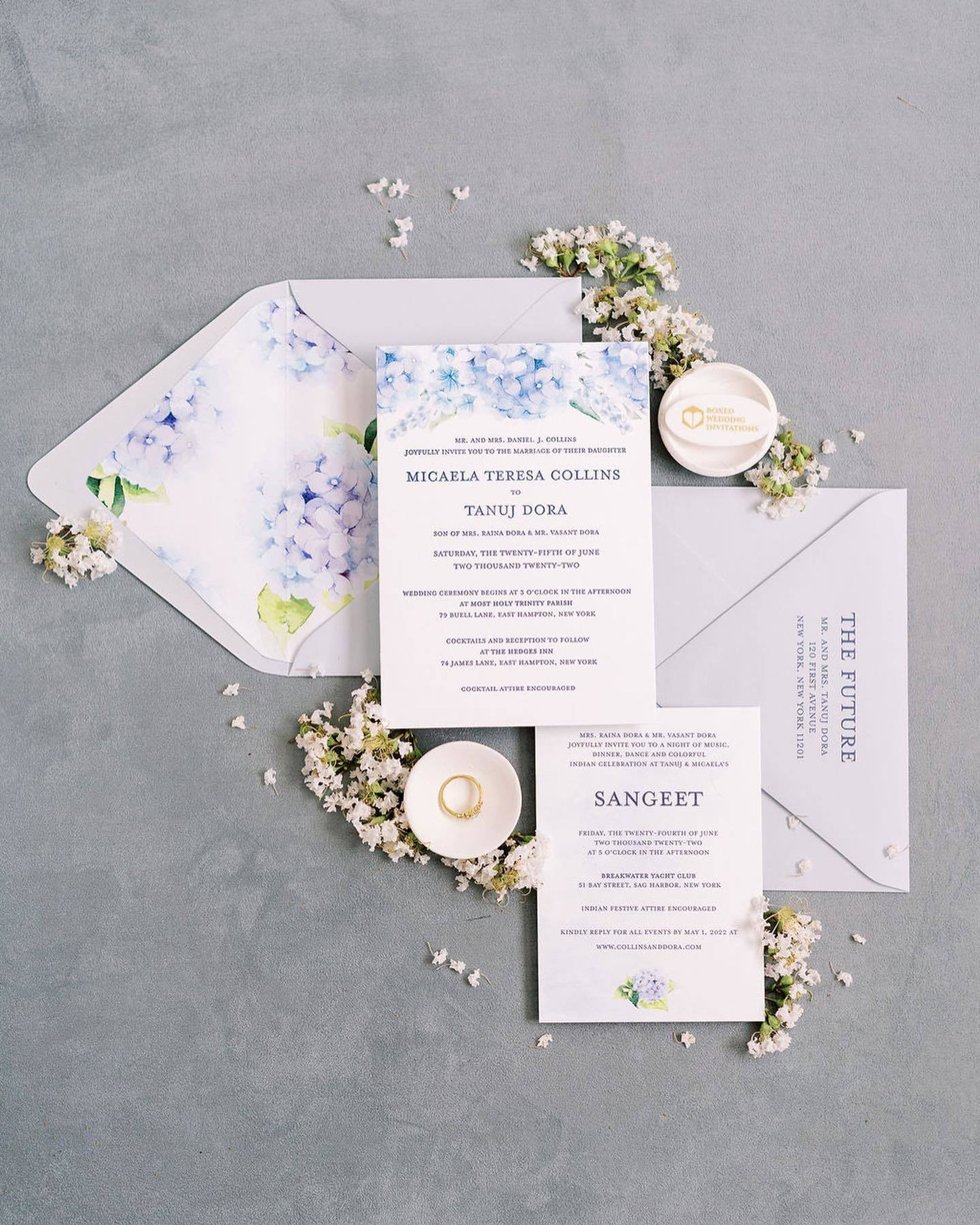 Cover photo of Boxed wedding Invitations