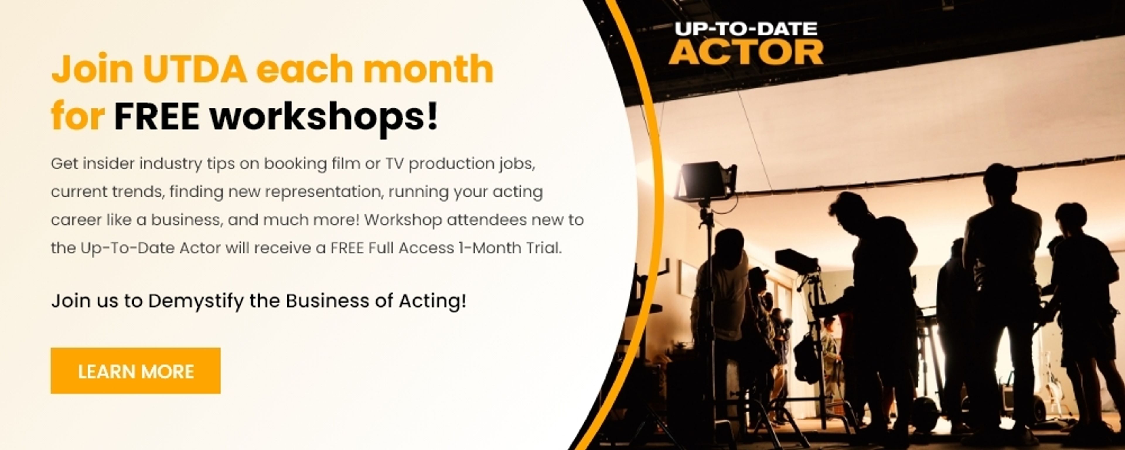 Cover photo of The Up-To-Date Actor