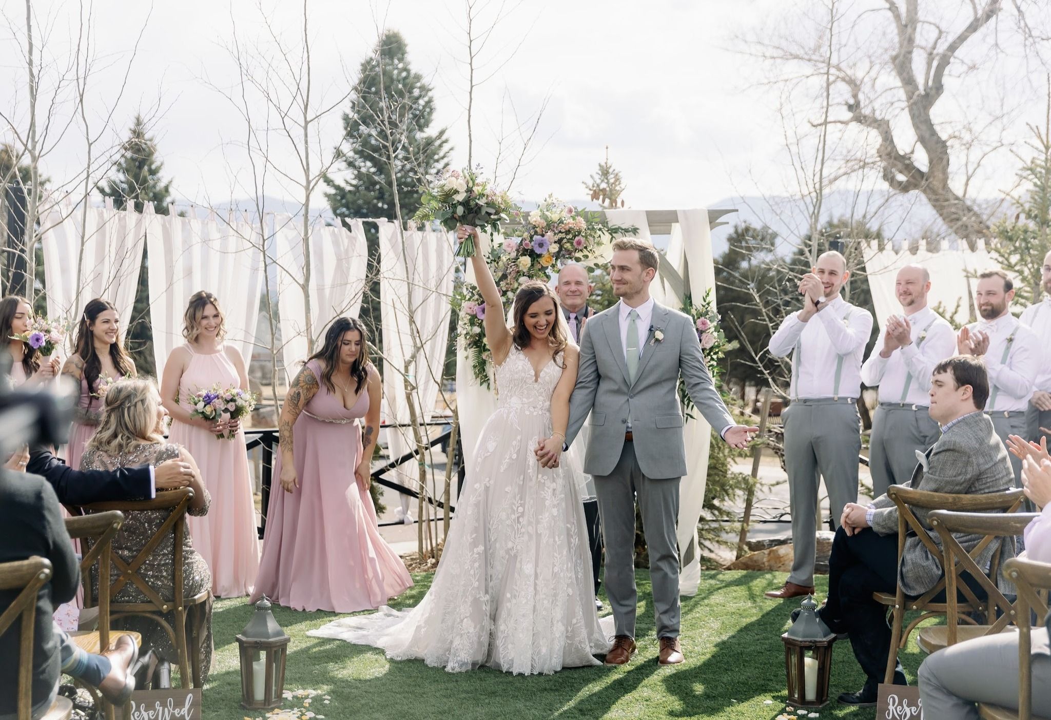 Pampas Grass, Patterned Rugs + Donkeys: An Eclectic Garden Party Wedding  Inspired by Travels - Green Wedding Shoes, image size:2048x1403