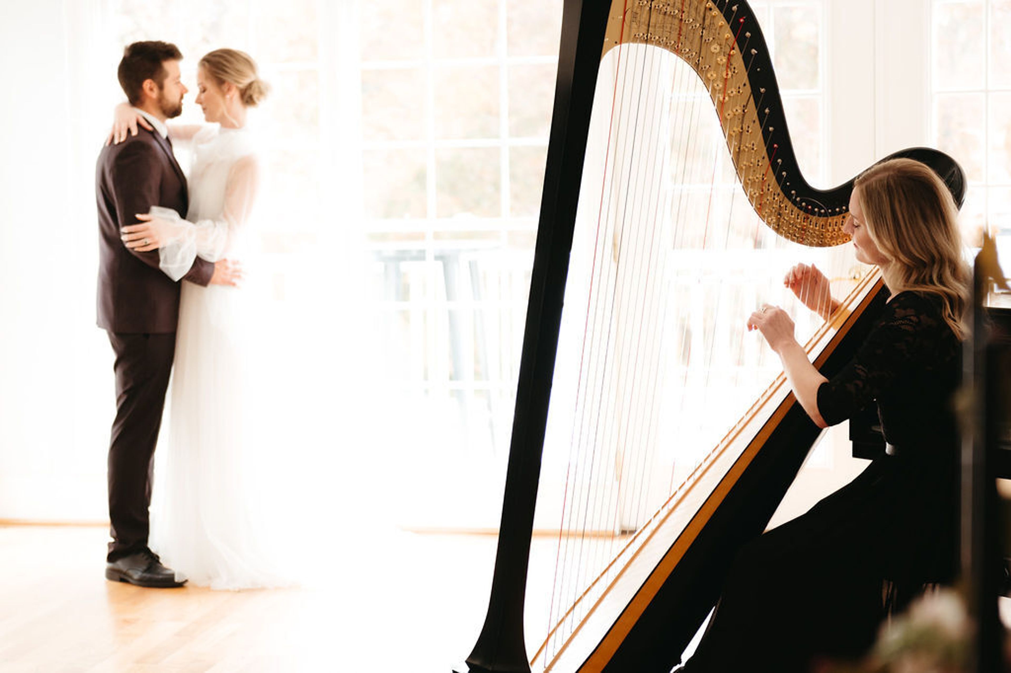 Cover photo of Tyler Hartley, Atlanta Harpist