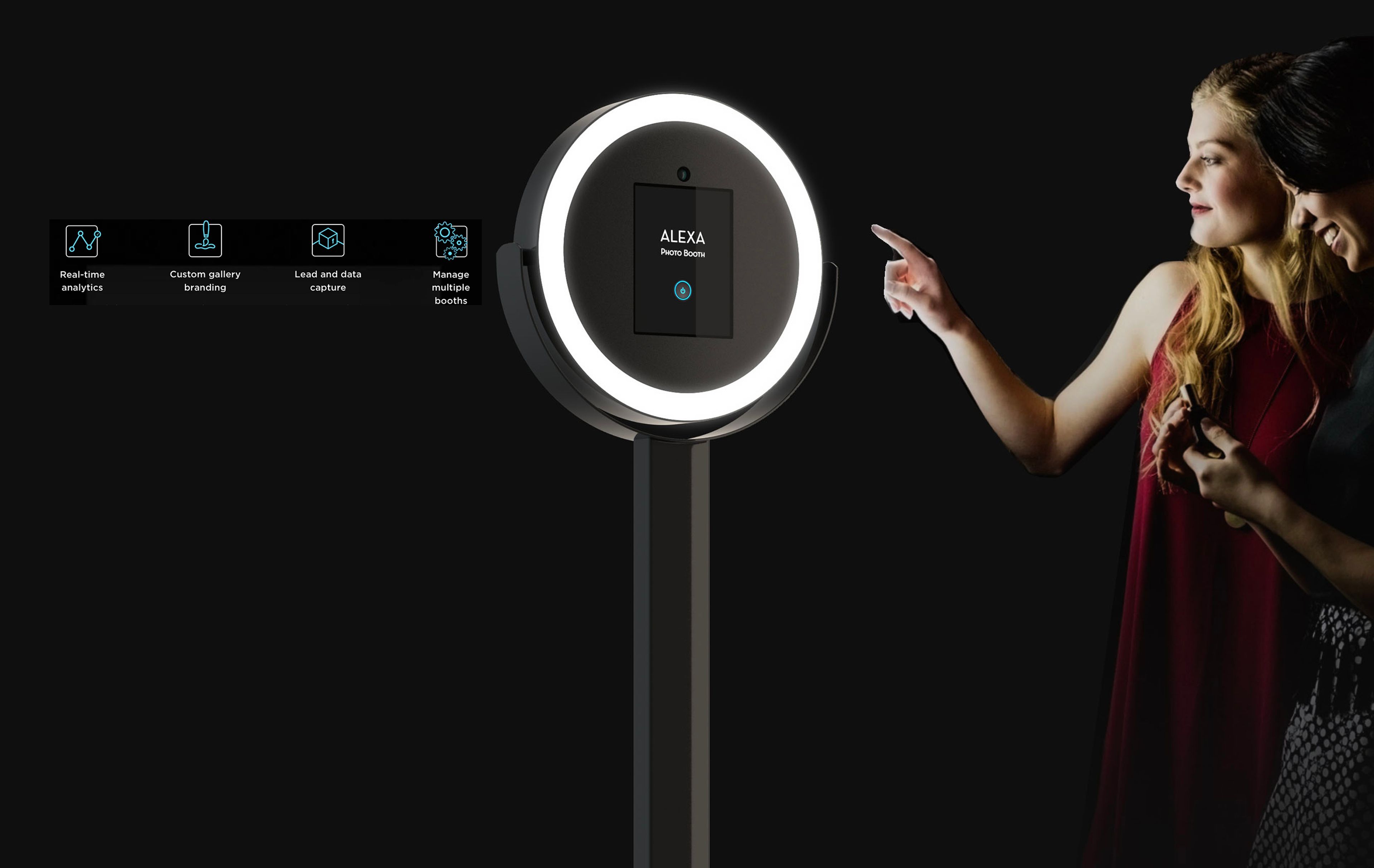 Cover photo of Alexa Selfie Photo Booth With Social Sharing & Analytics