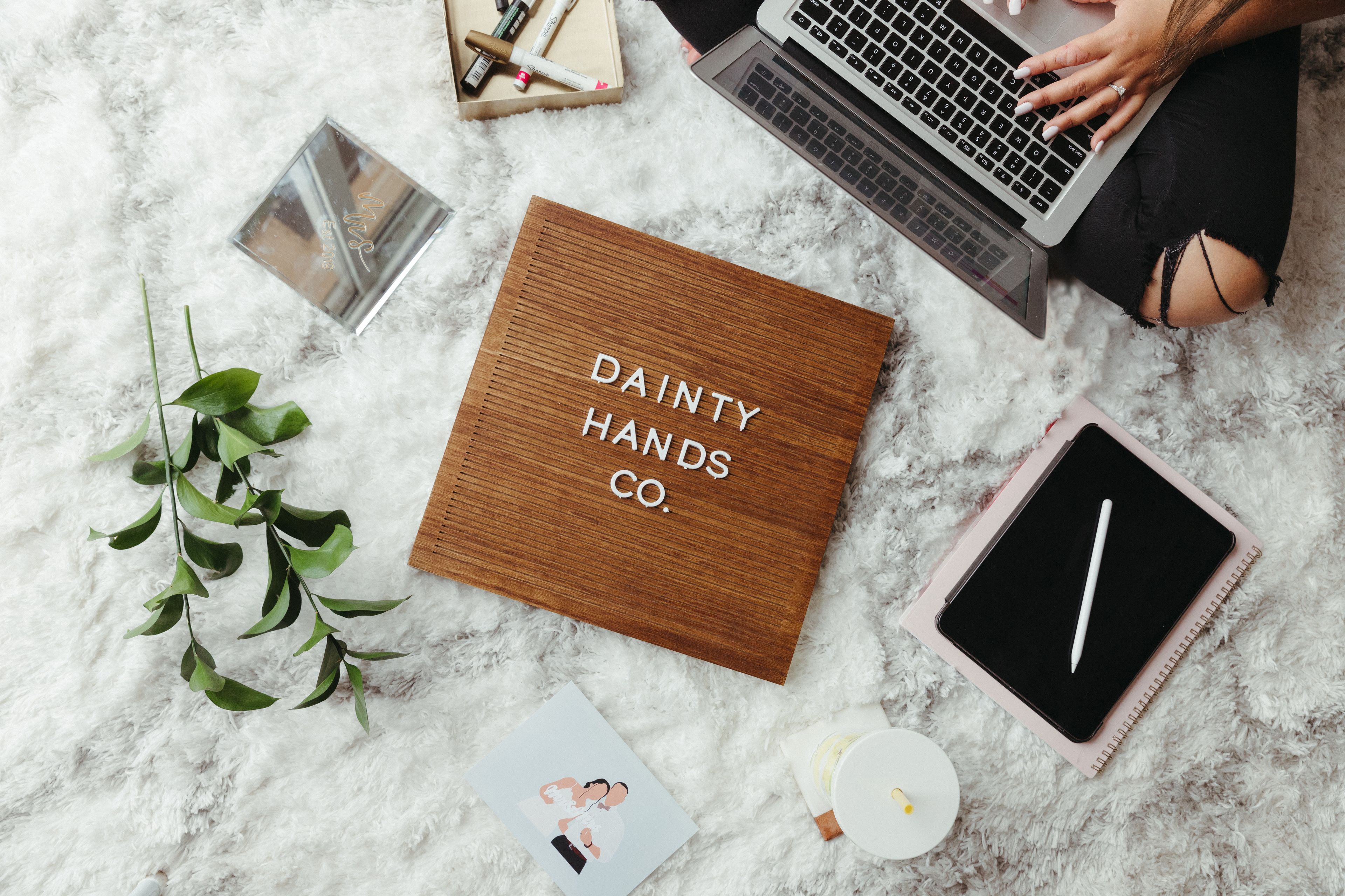 Cover photo of Dainty Hands Co. Calligraphy