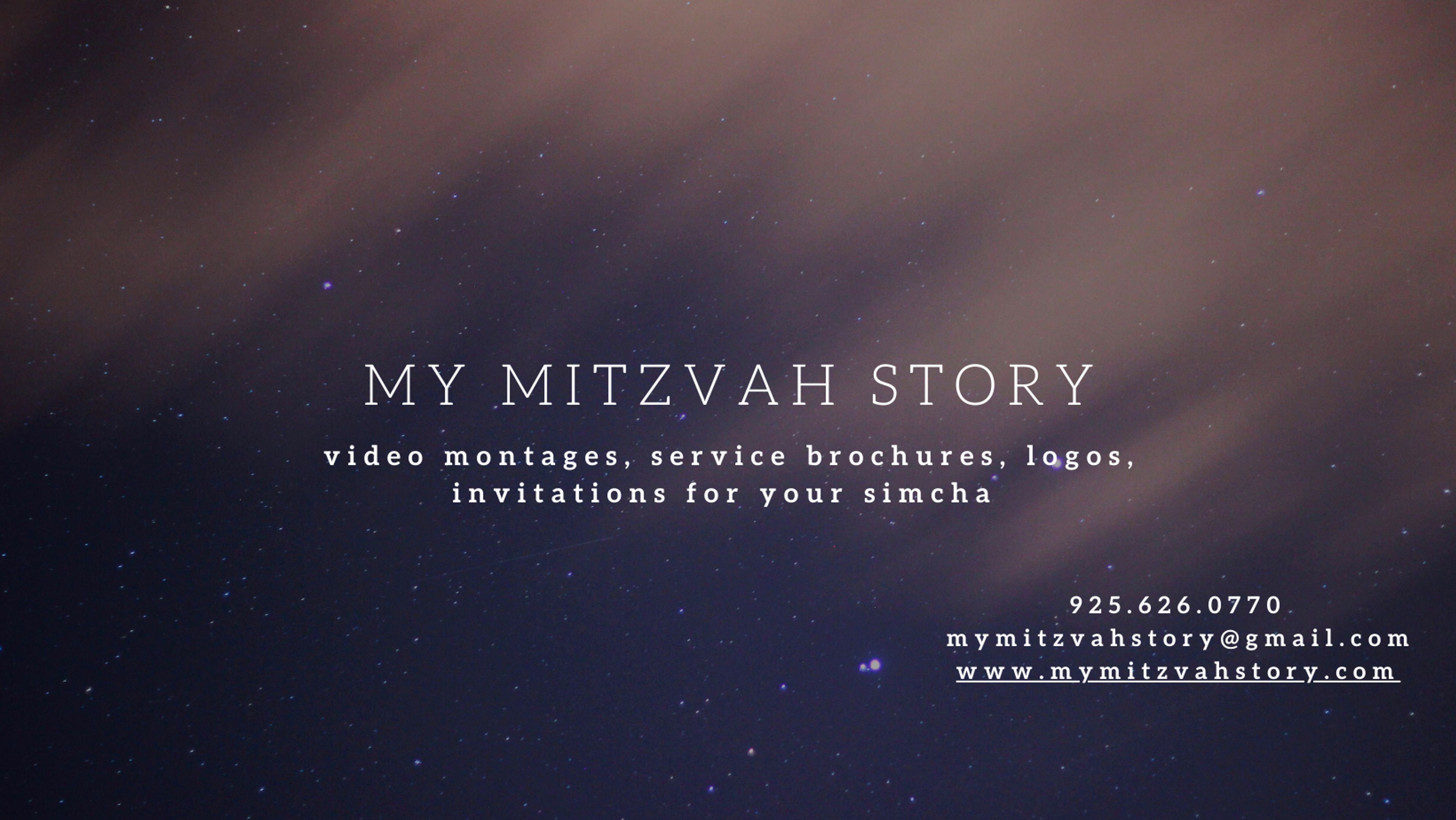 Cover photo of My Mitzvah Story