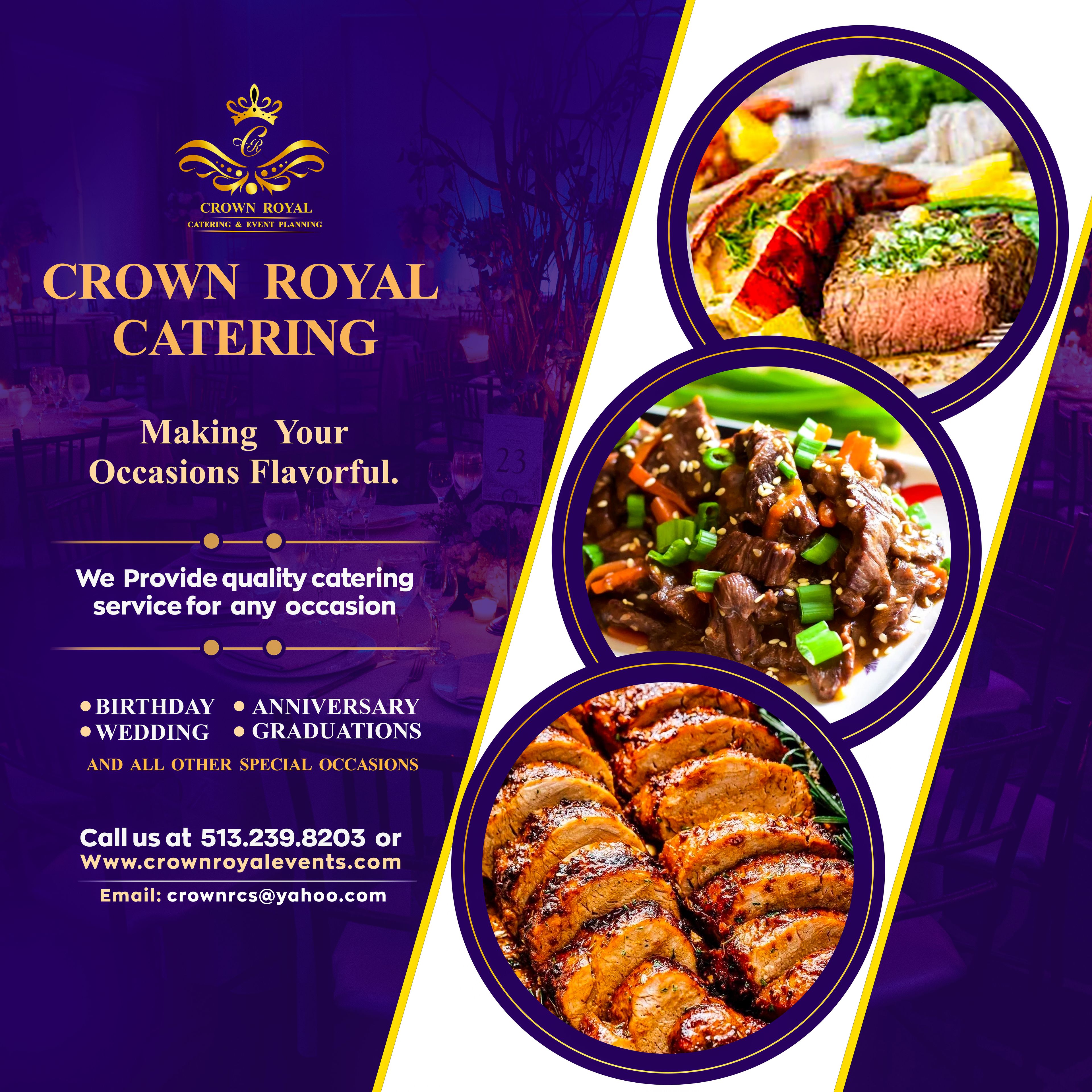Cover photo of Crown Royal Catering And Events Planning
