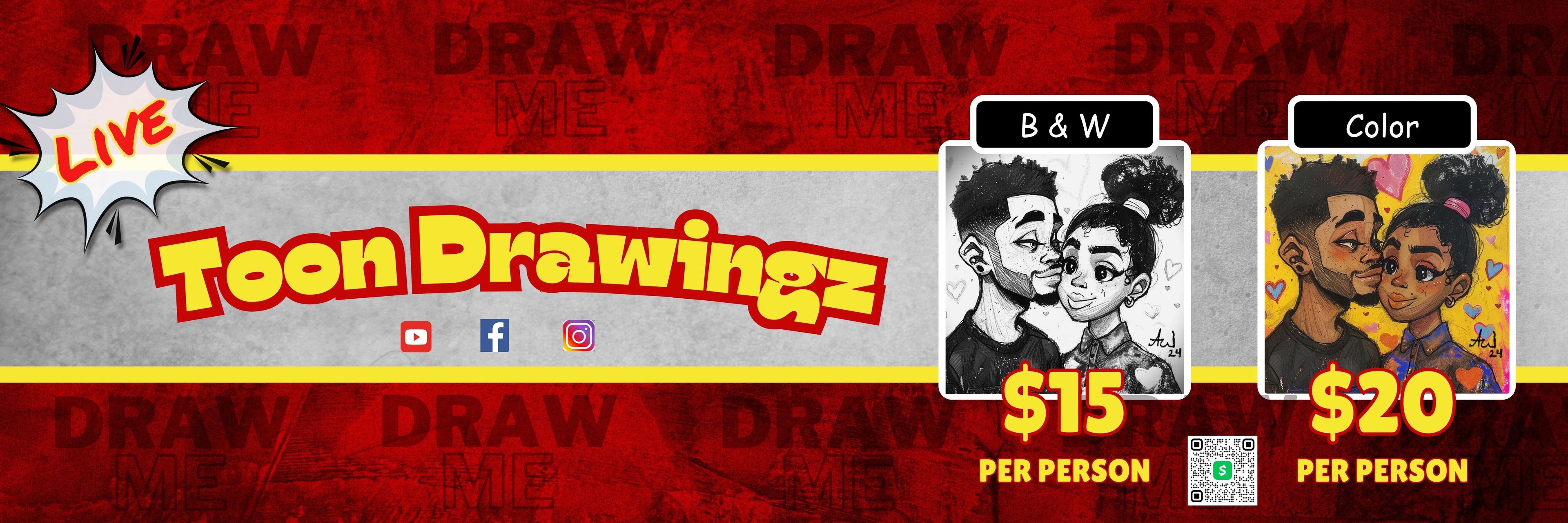 Cover photo of Albert Deon Toon Drawingz