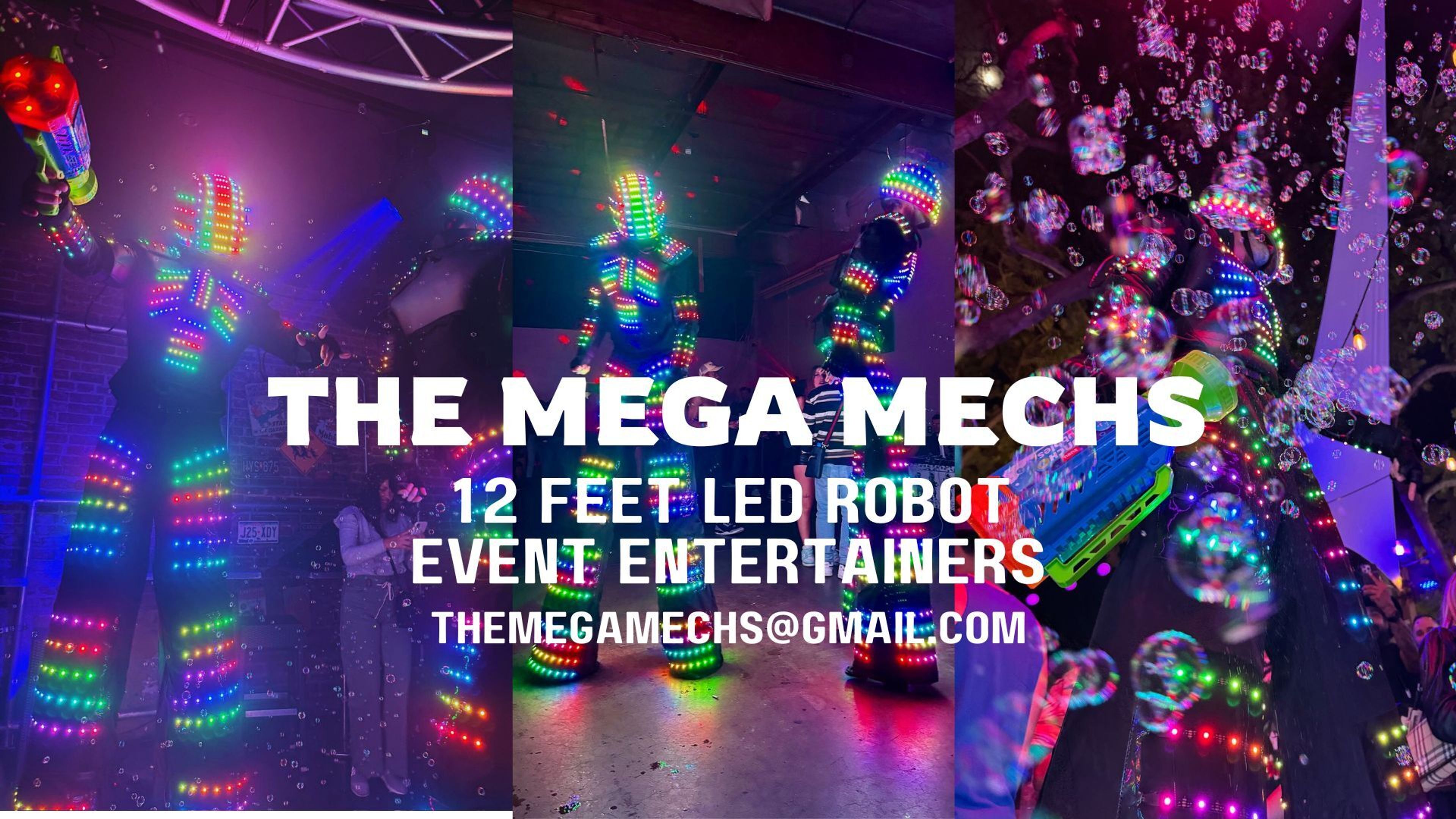 Cover photo of The Mega Mechs - 12 Feet LED Robot Entertainers
