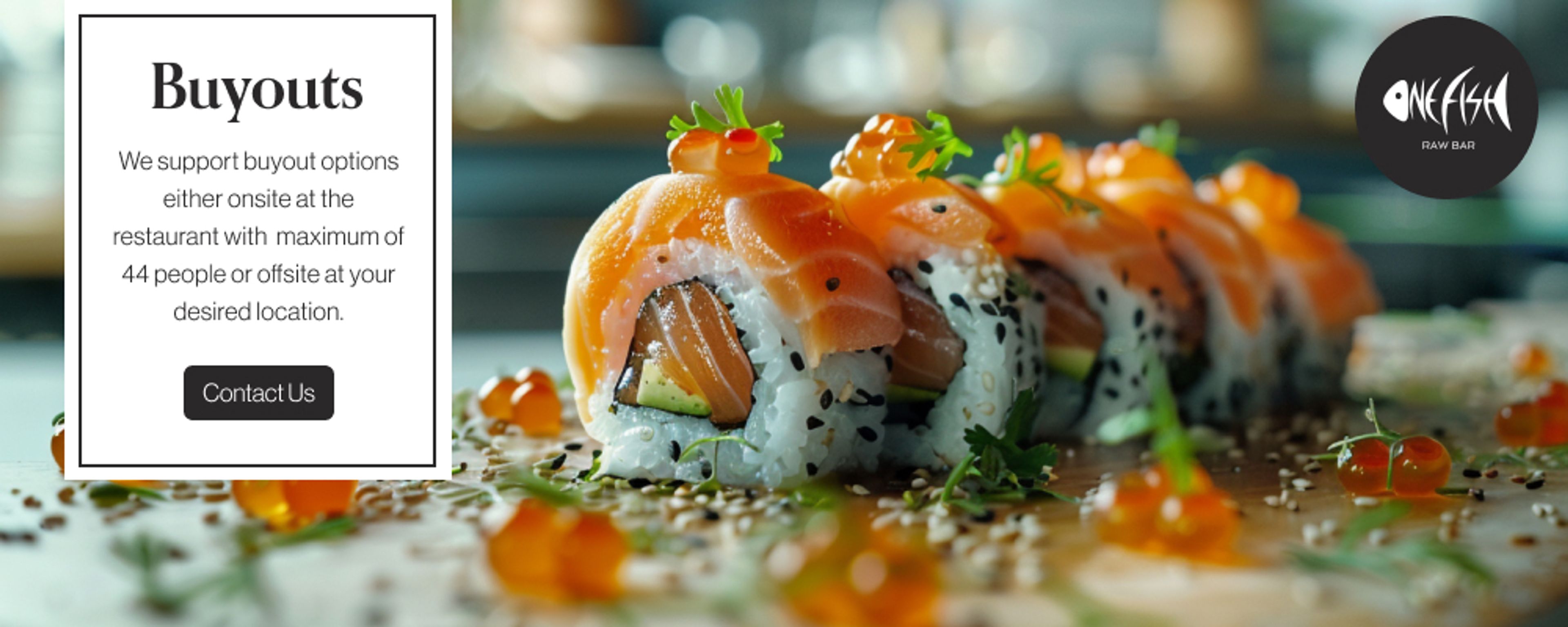 Cover photo of One Fish Raw Bar