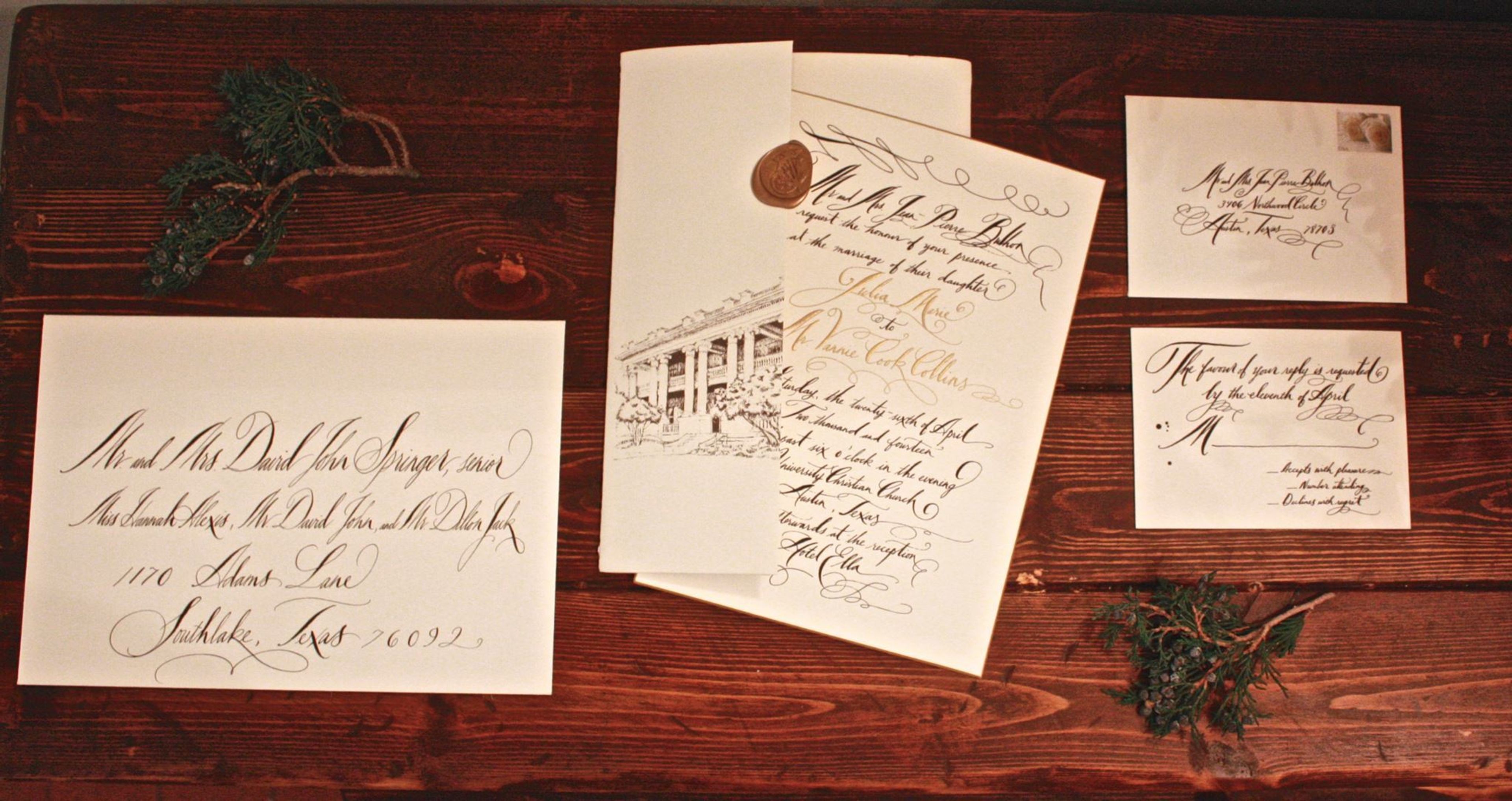 Cover photo of Tara Jones Calligraphy