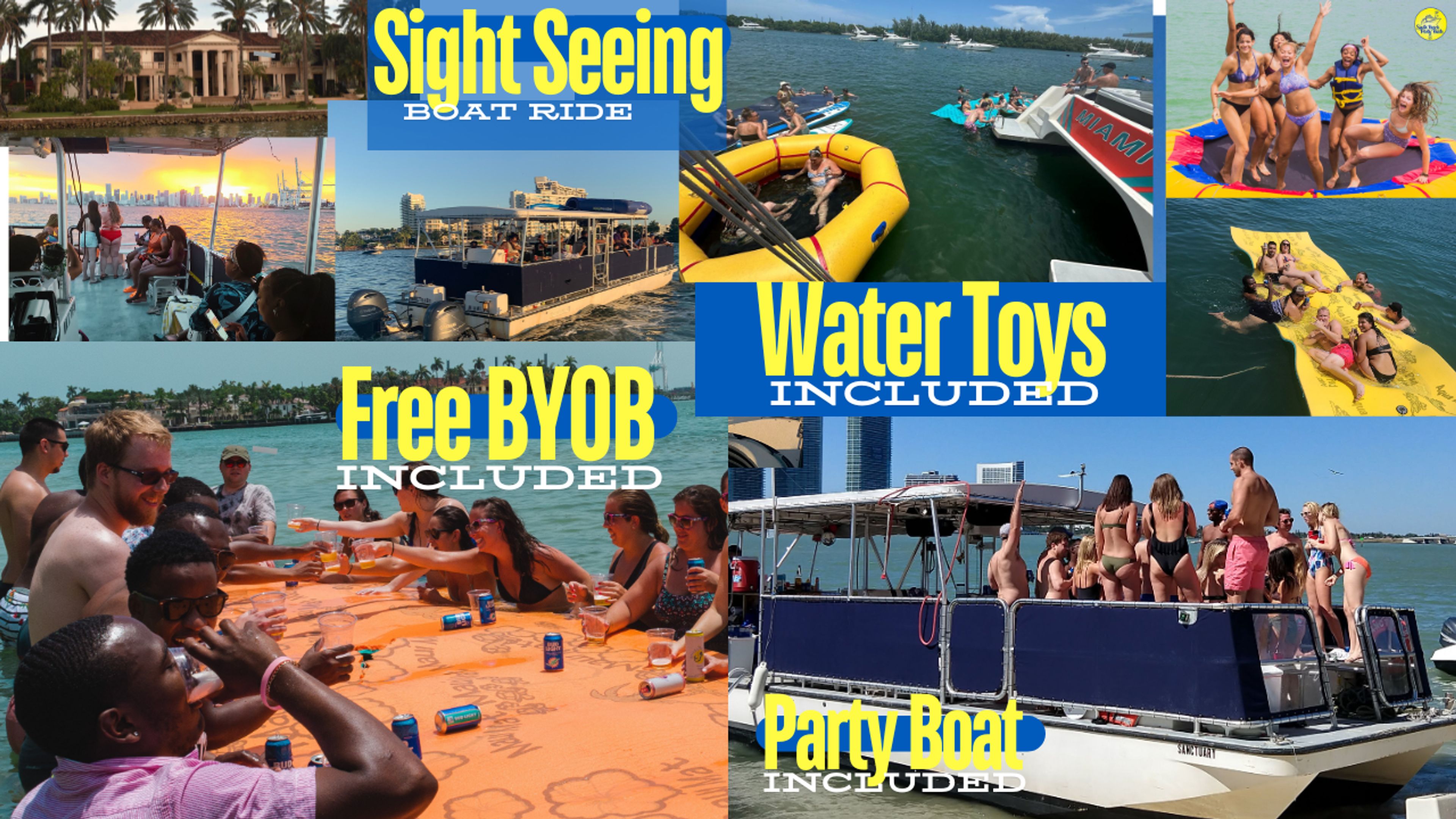 Cover photo of South Beach Party Boats