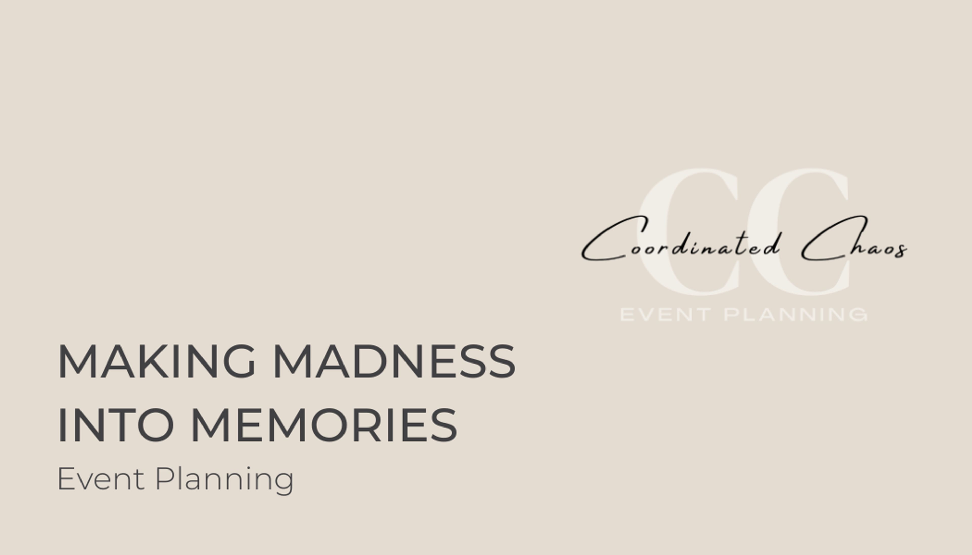 Cover photo of Coordinated Chaos