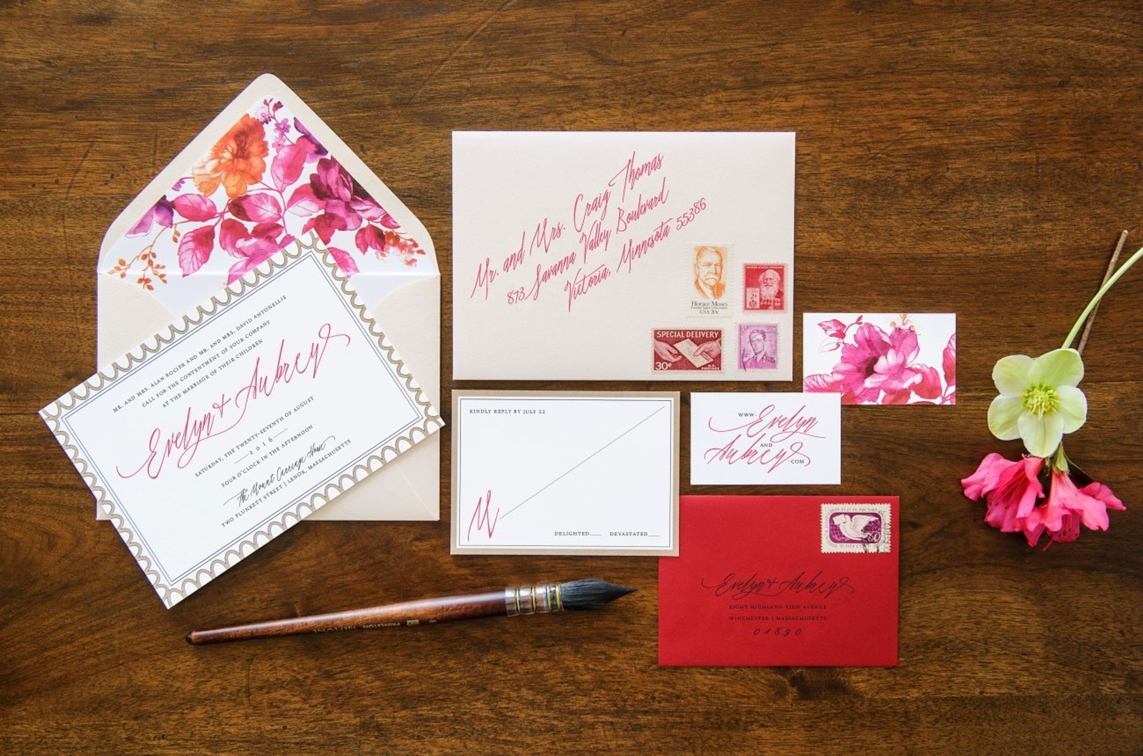 Cover photo of Coral Pheasant Stationery + Design